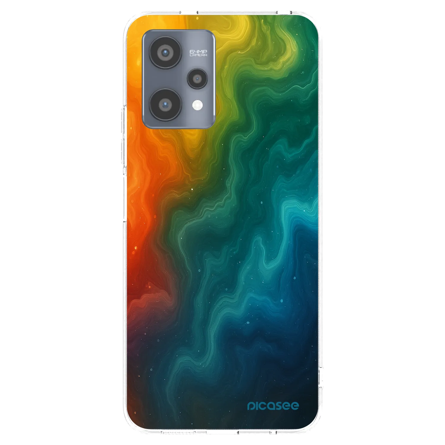 Picasee διαφανής θήκη σιλικόνης Realme 9 Pro 5G - Solar