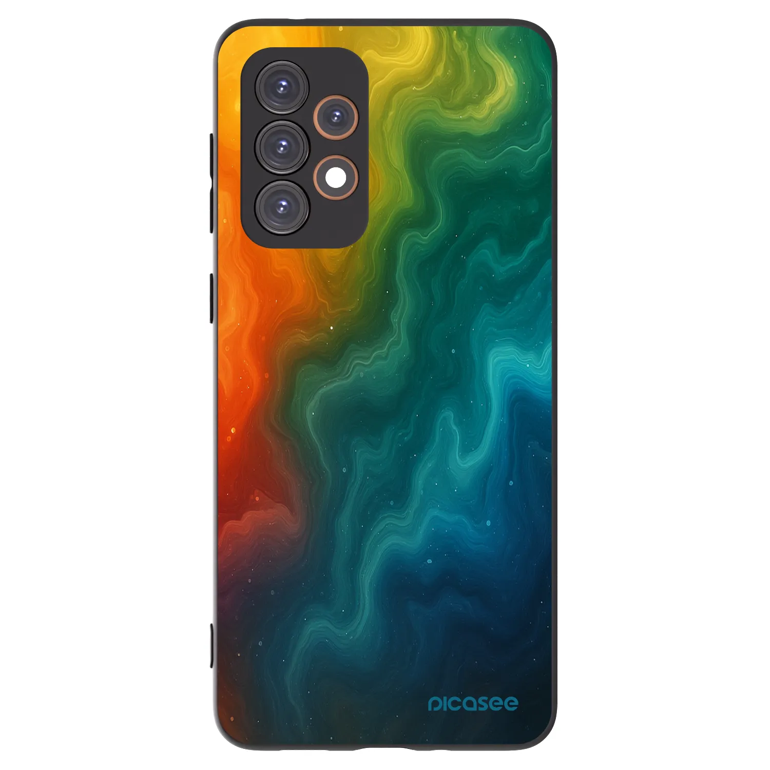 Picasee Μαύρη θήκη σιλικόνης για Samsung Galaxy A33 5G A336 - Solar