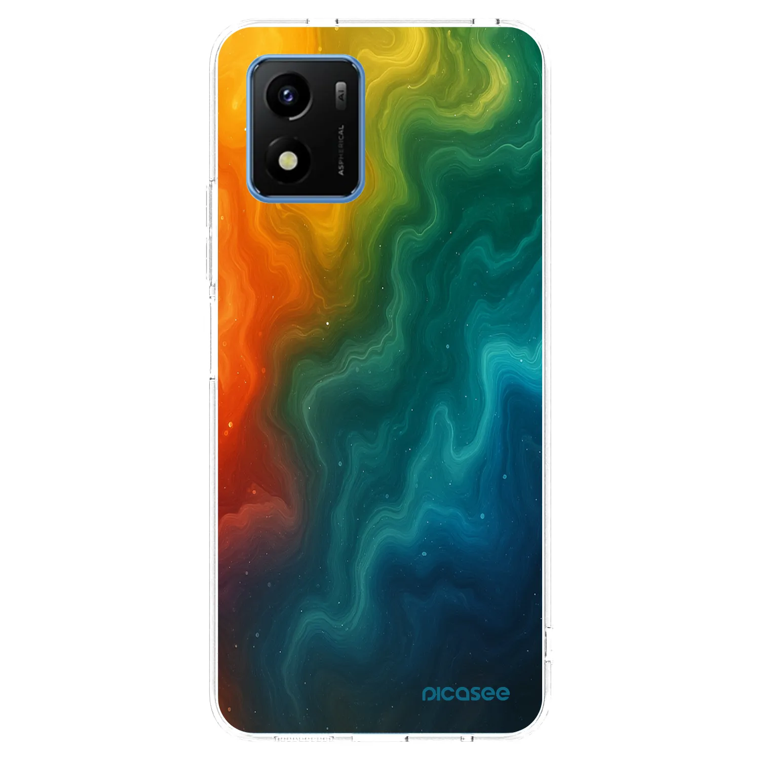 Picasee διαφανής θήκη σιλικόνης Vivo Y01 - Solar