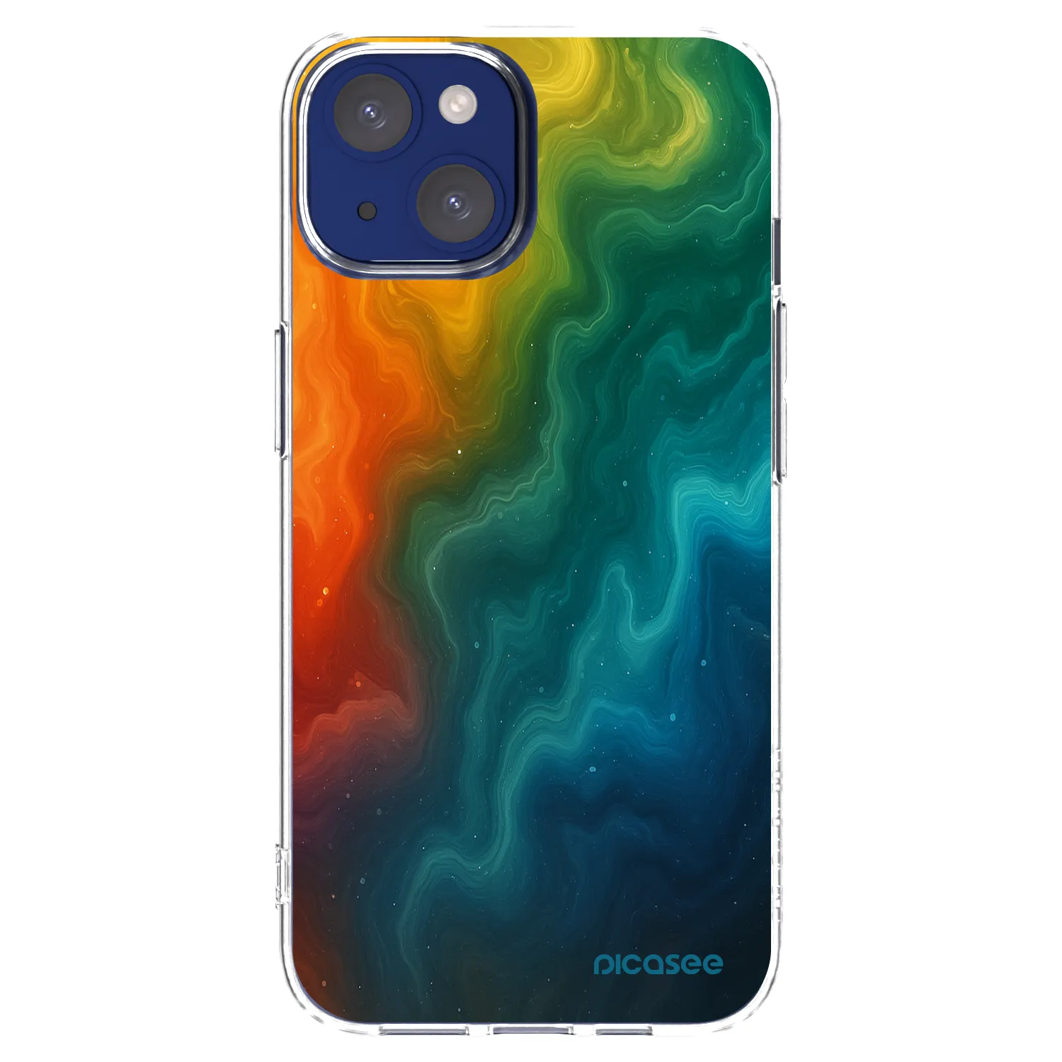 Picasee διαφανής θήκη σιλικόνης Apple iPhone 14 - Solar