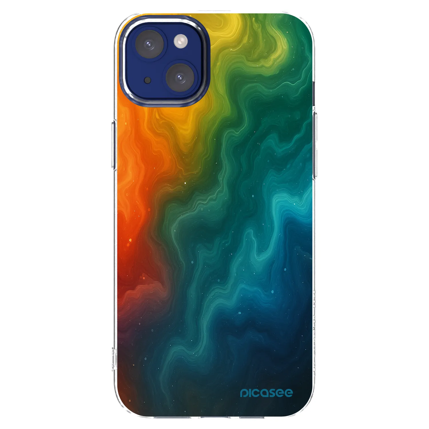 Picasee διαφανής θήκη σιλικόνης Apple iPhone 14 Plus - Solar