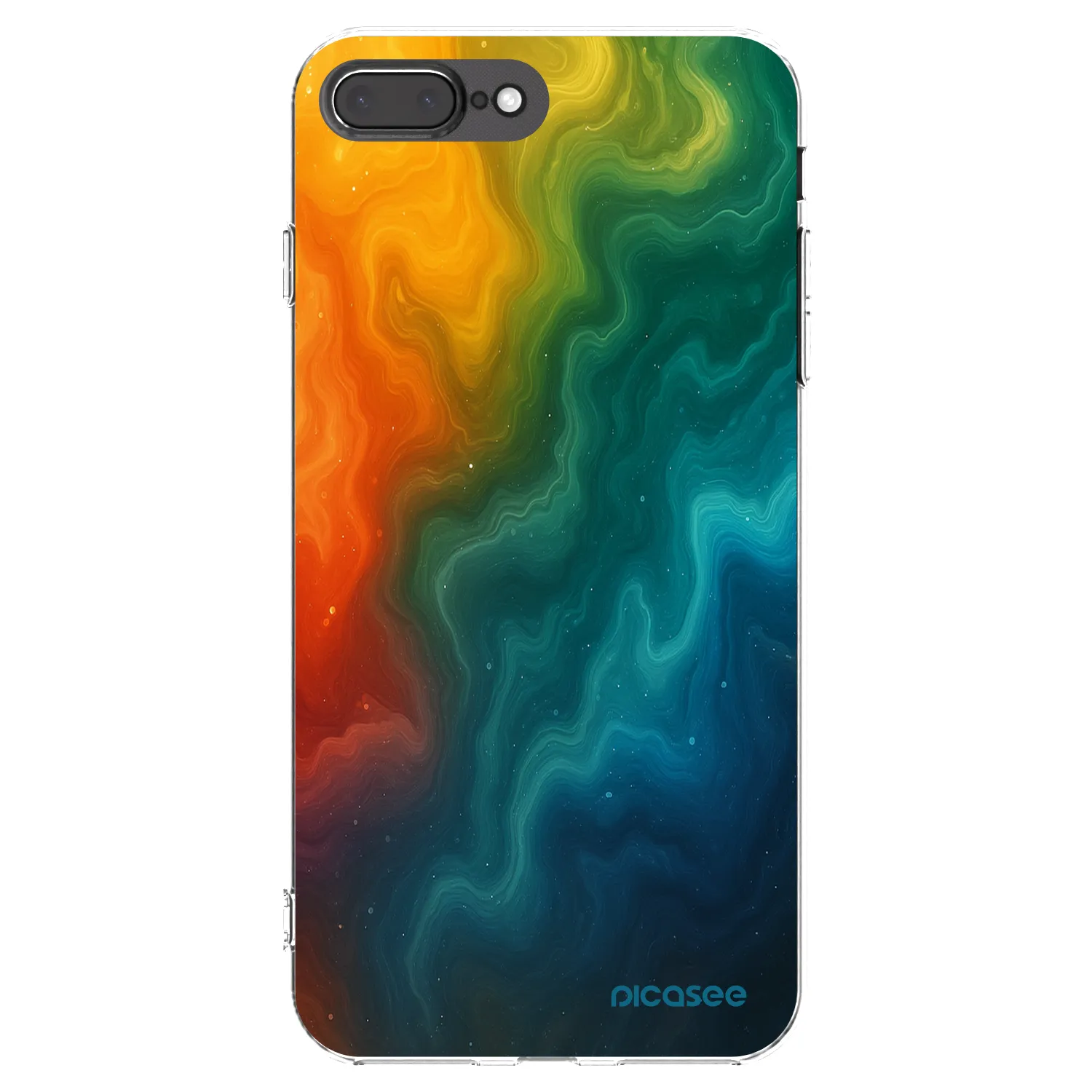 Picasee διαφανής θήκη σιλικόνης Apple iPhone 8 Plus - Solar