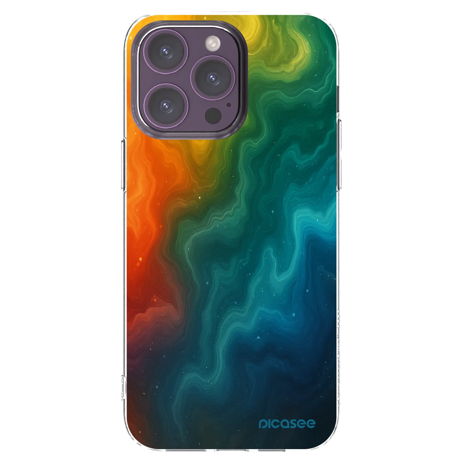 Picasee διαφανής θήκη σιλικόνης Apple iPhone 14 Pro Max - Solar
