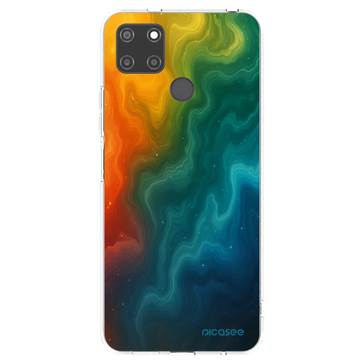 Picasee διαφανής θήκη σιλικόνης Realme C21Y - Solar