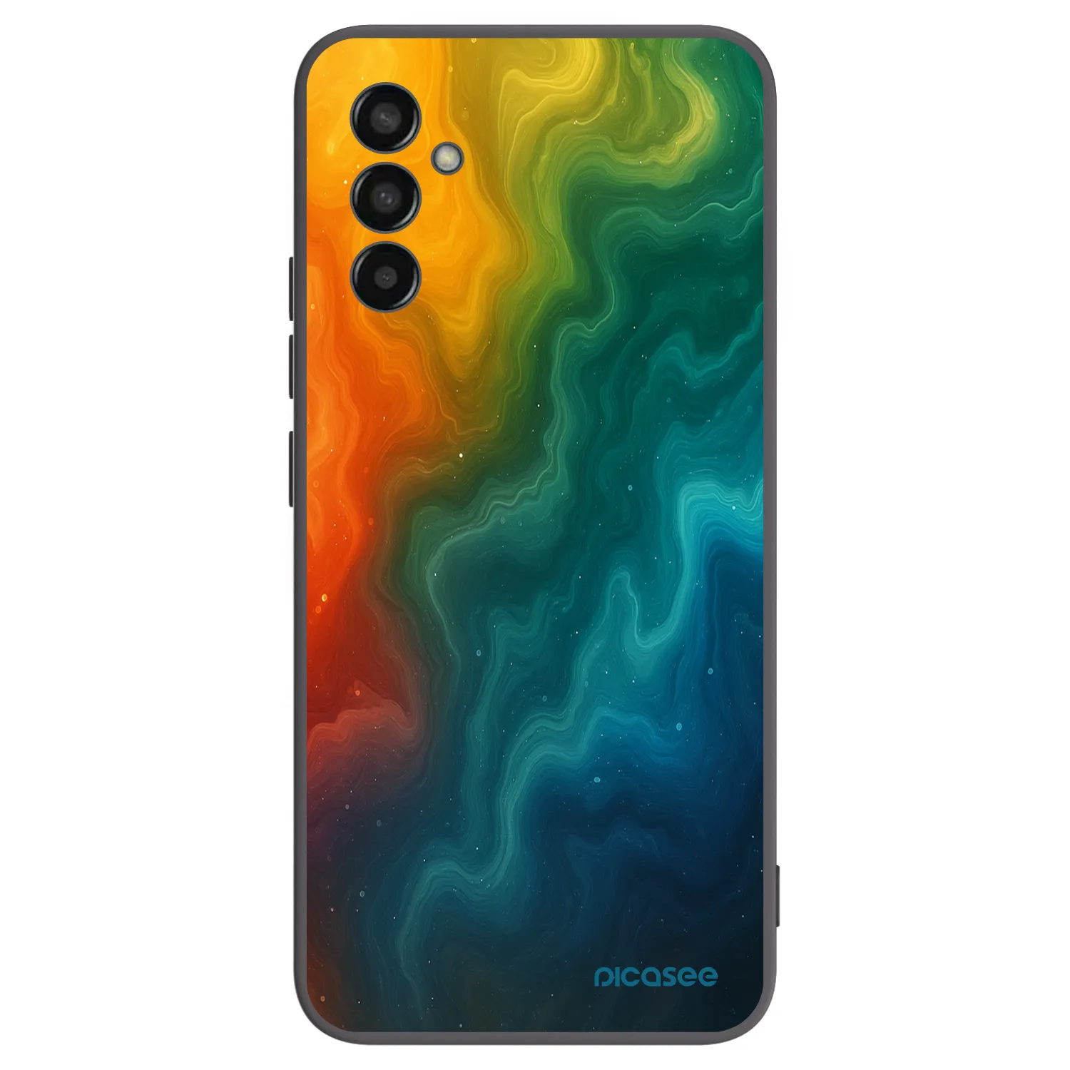 Picasee Μαύρη θήκη σιλικόνης για Samsung Galaxy M13 M135F - Solar