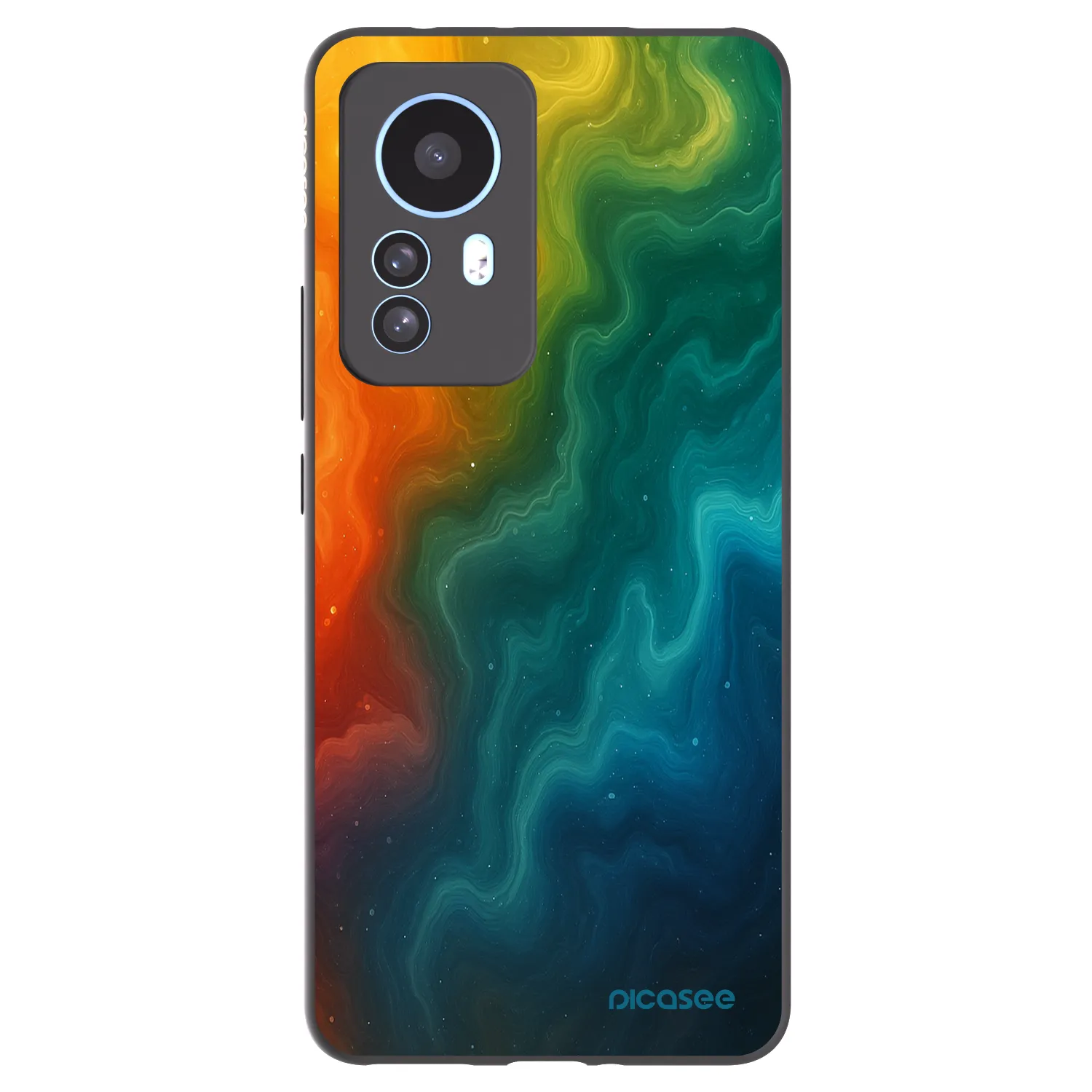 Picasee Μαύρη θήκη σιλικόνης για Xiaomi 12T Pro - Solar