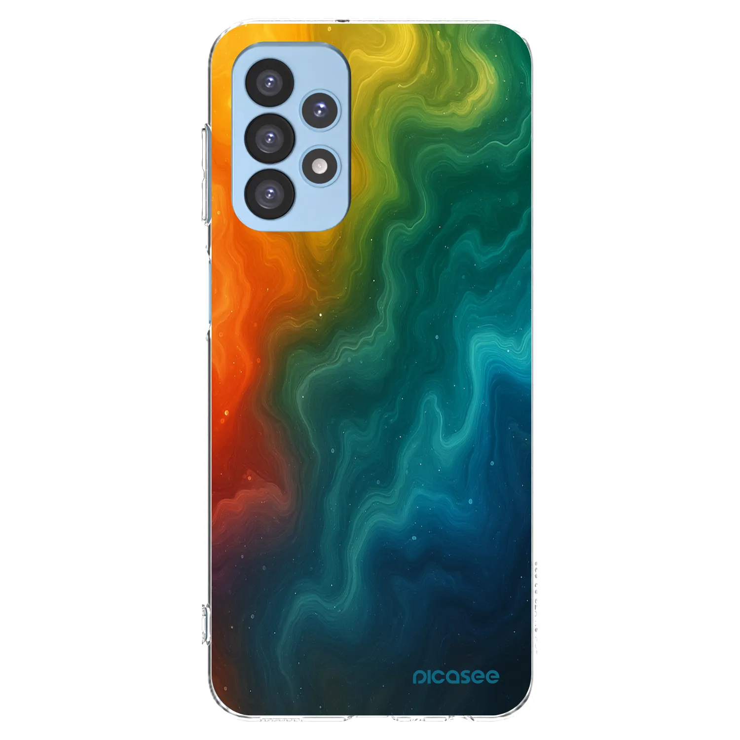Picasee διαφανής θήκη σιλικόνης Samsung Galaxy A23 A235F 4G - Solar