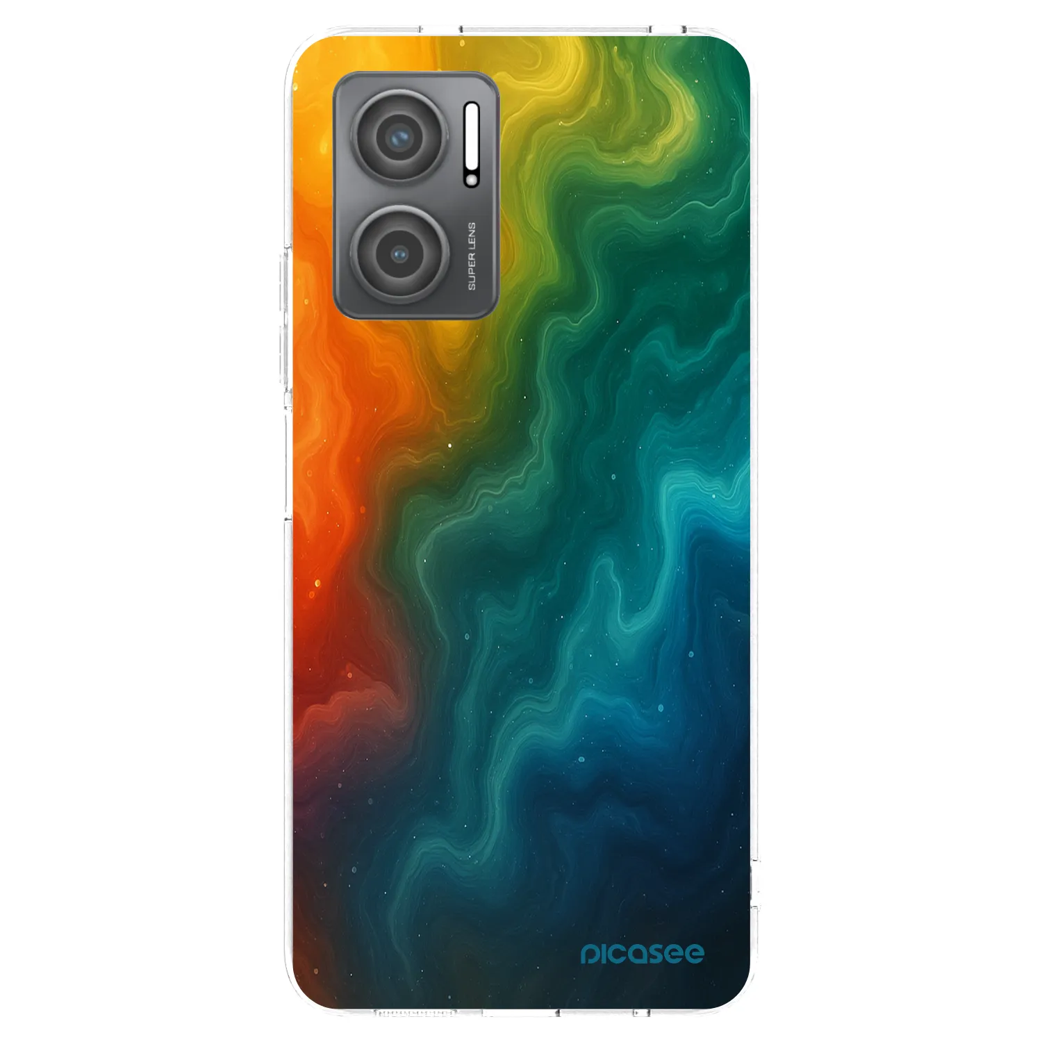 Picasee διαφανής θήκη σιλικόνης Xiaomi Redmi 10 5G - Solar