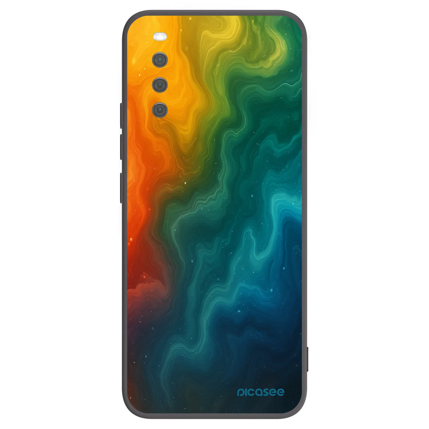Picasee Μαύρη θήκη σιλικόνης για Sony Xperia 10 III - Solar