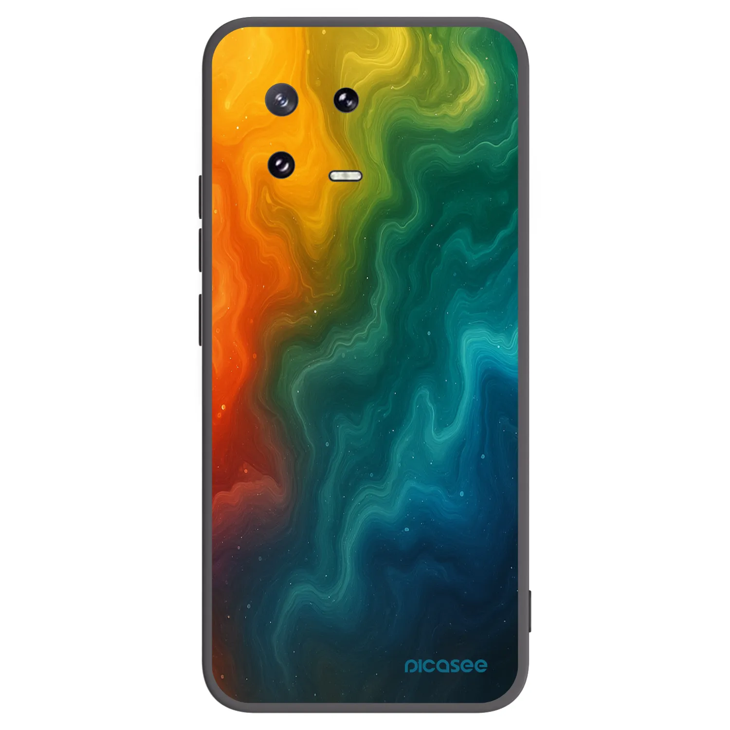 Picasee Μαύρη θήκη σιλικόνης για Xiaomi 13 Pro - Solar