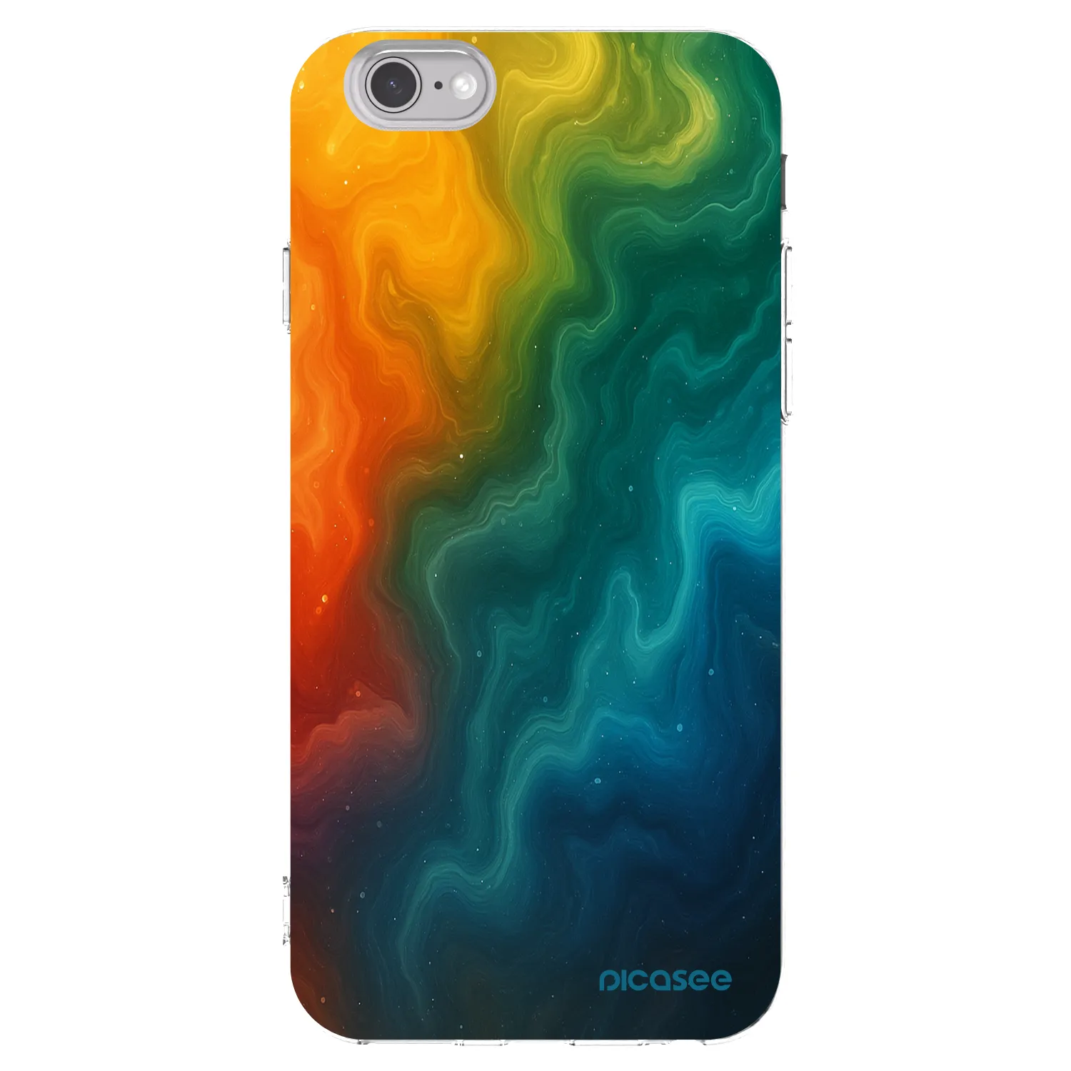 Picasee διαφανής θήκη σιλικόνης Apple iPhone 6/6S - Solar