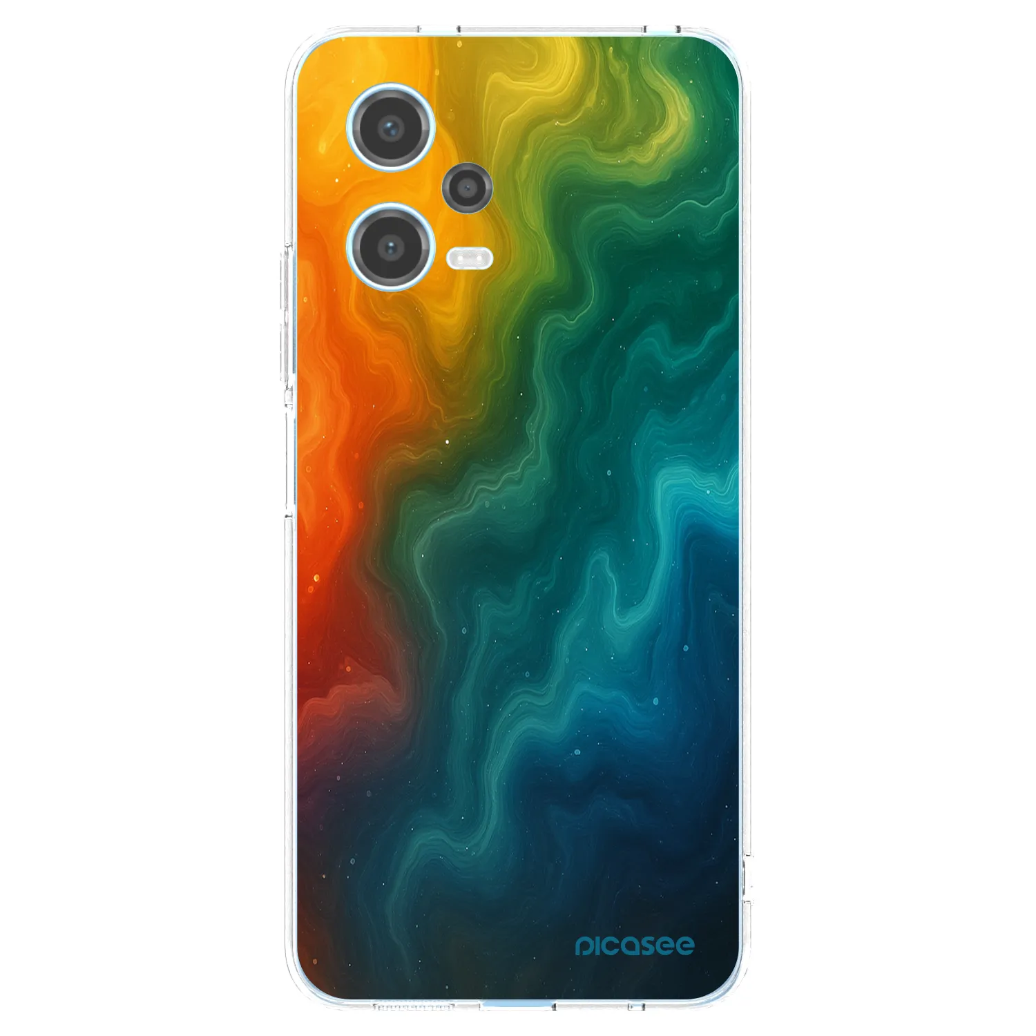Picasee διαφανής θήκη σιλικόνης Xiaomi Redmi Note 12 5G - Solar