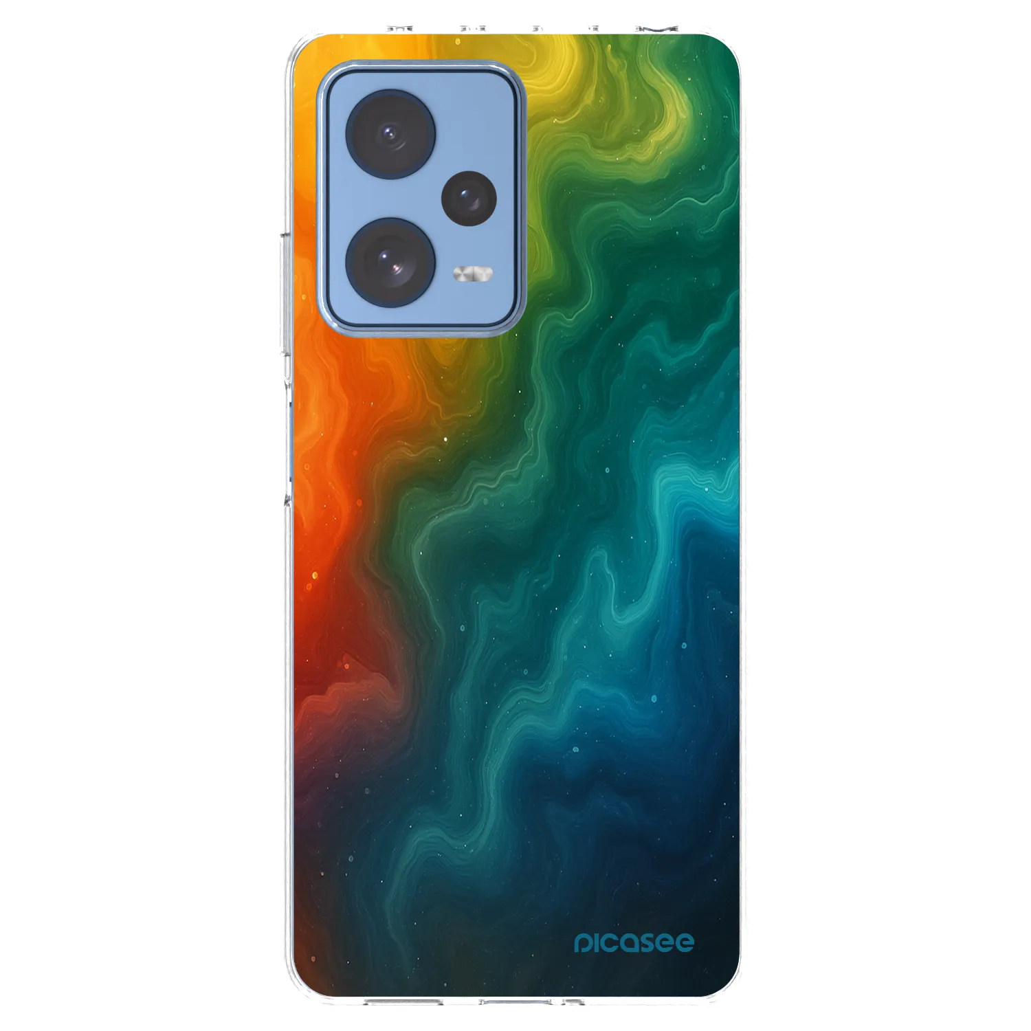 Picasee διαφανής θήκη σιλικόνης Xiaomi Redmi Note 12 Pro 5G - Solar
