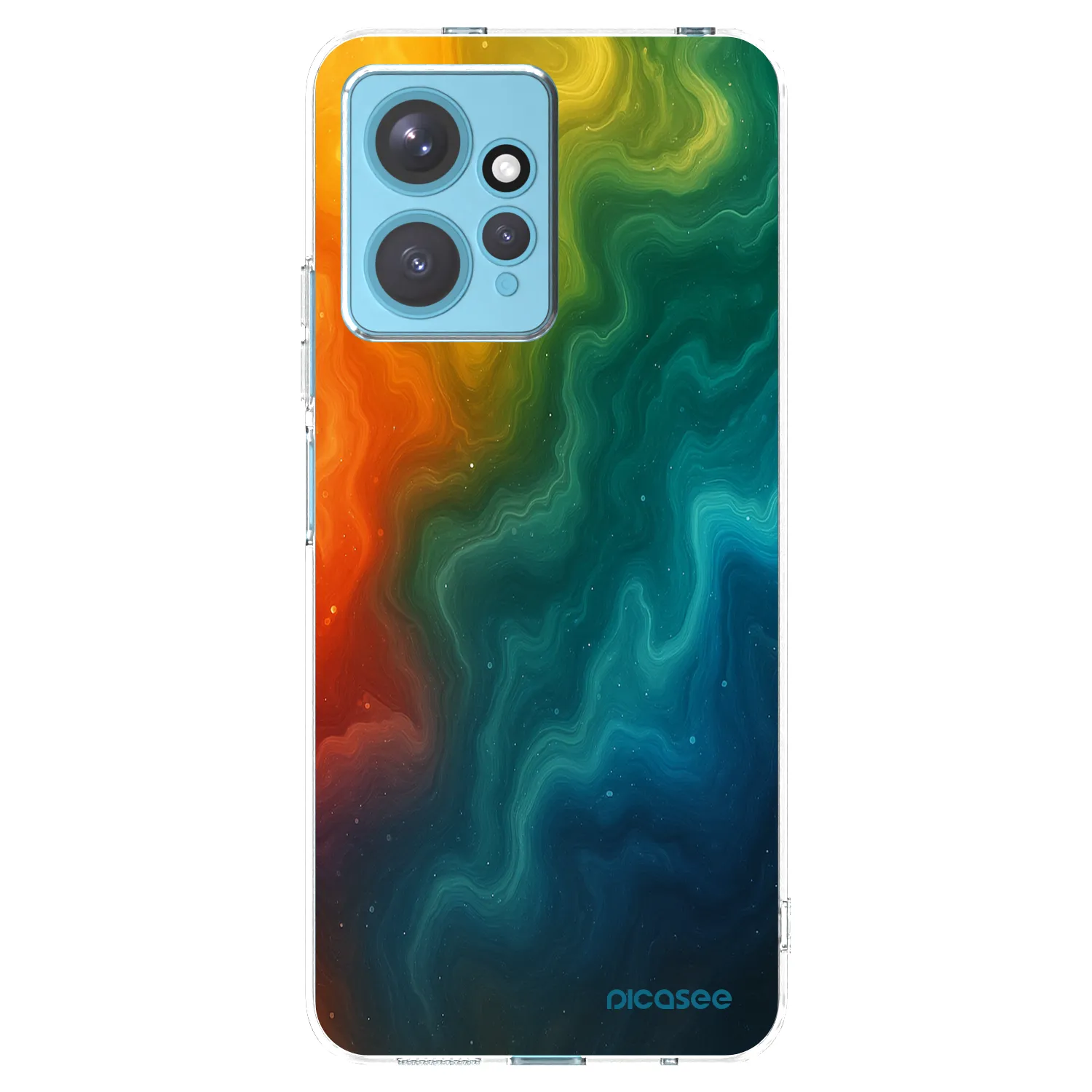 Picasee διαφανής θήκη σιλικόνης Xiaomi Redmi Note 12 4G - Solar