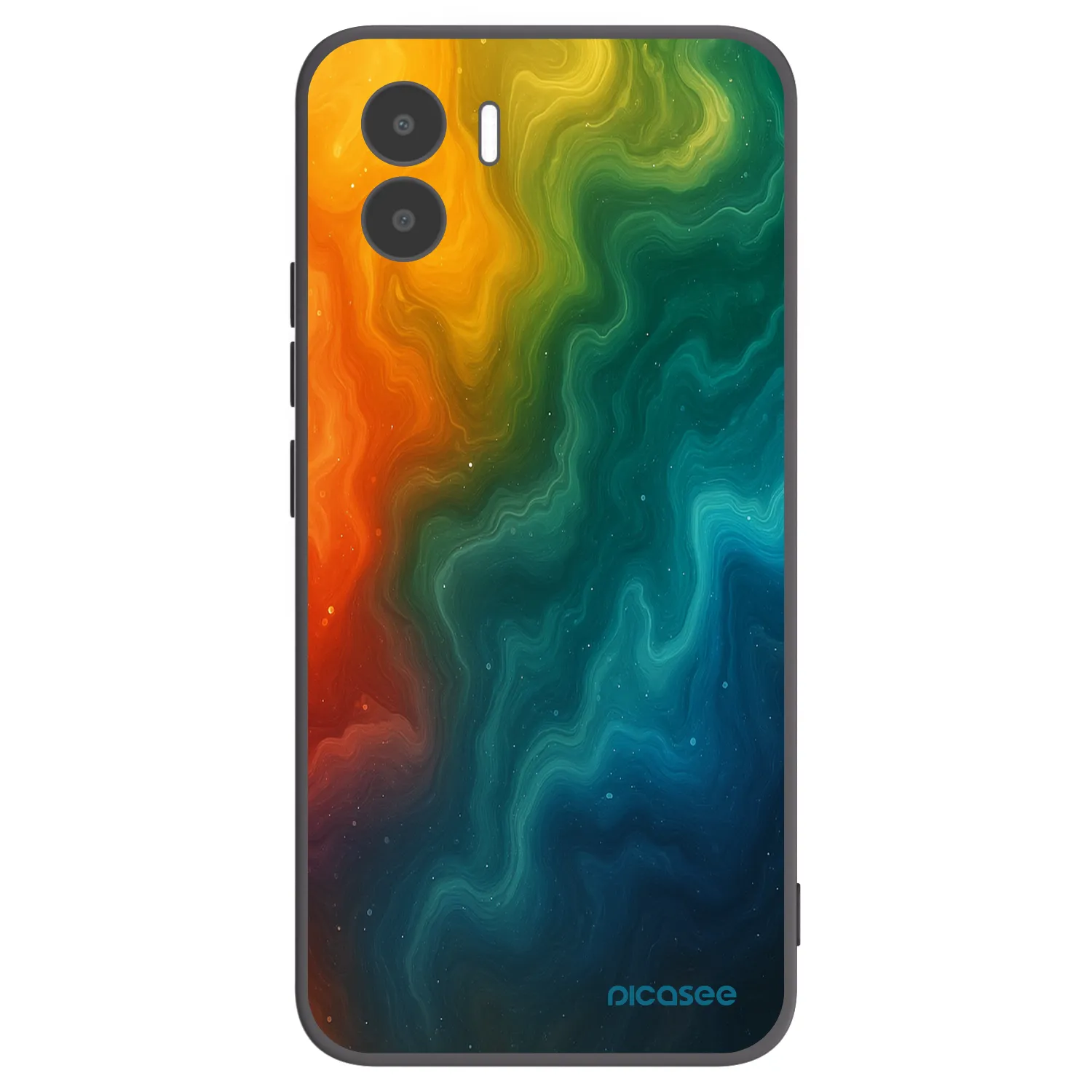 Picasee Μαύρη θήκη σιλικόνης για Xiaomi Redmi A2 - Solar