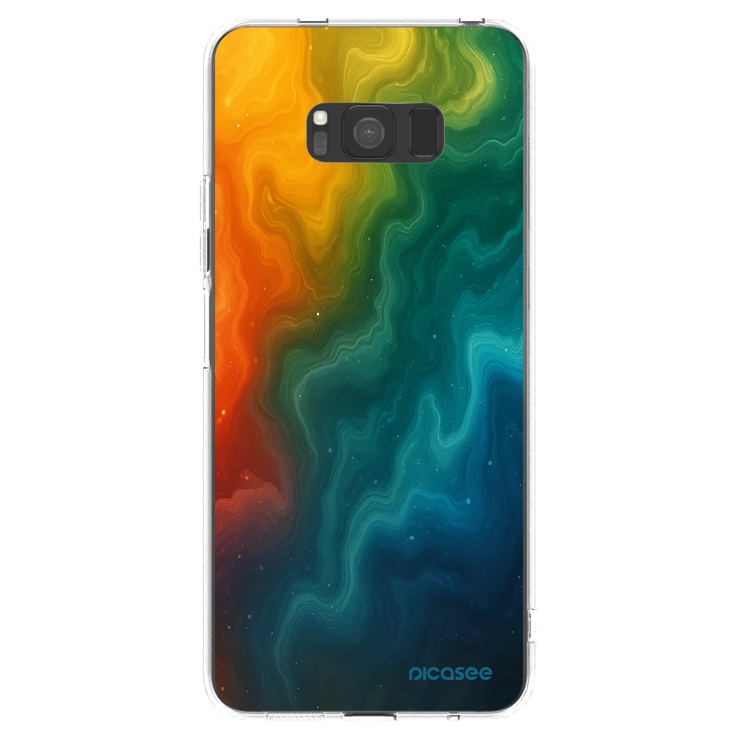 Picasee διαφανής θήκη σιλικόνης Samsung Galaxy S8 G950F - Solar