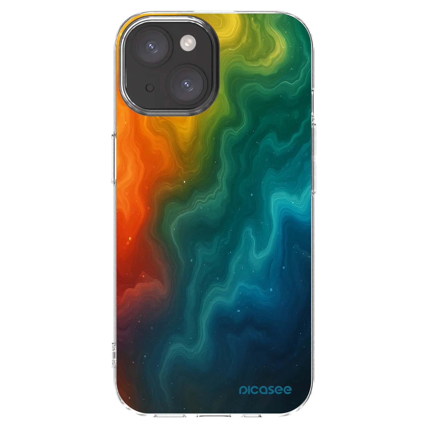 Picasee διαφανής θήκη σιλικόνης Apple iPhone 15 - Solar