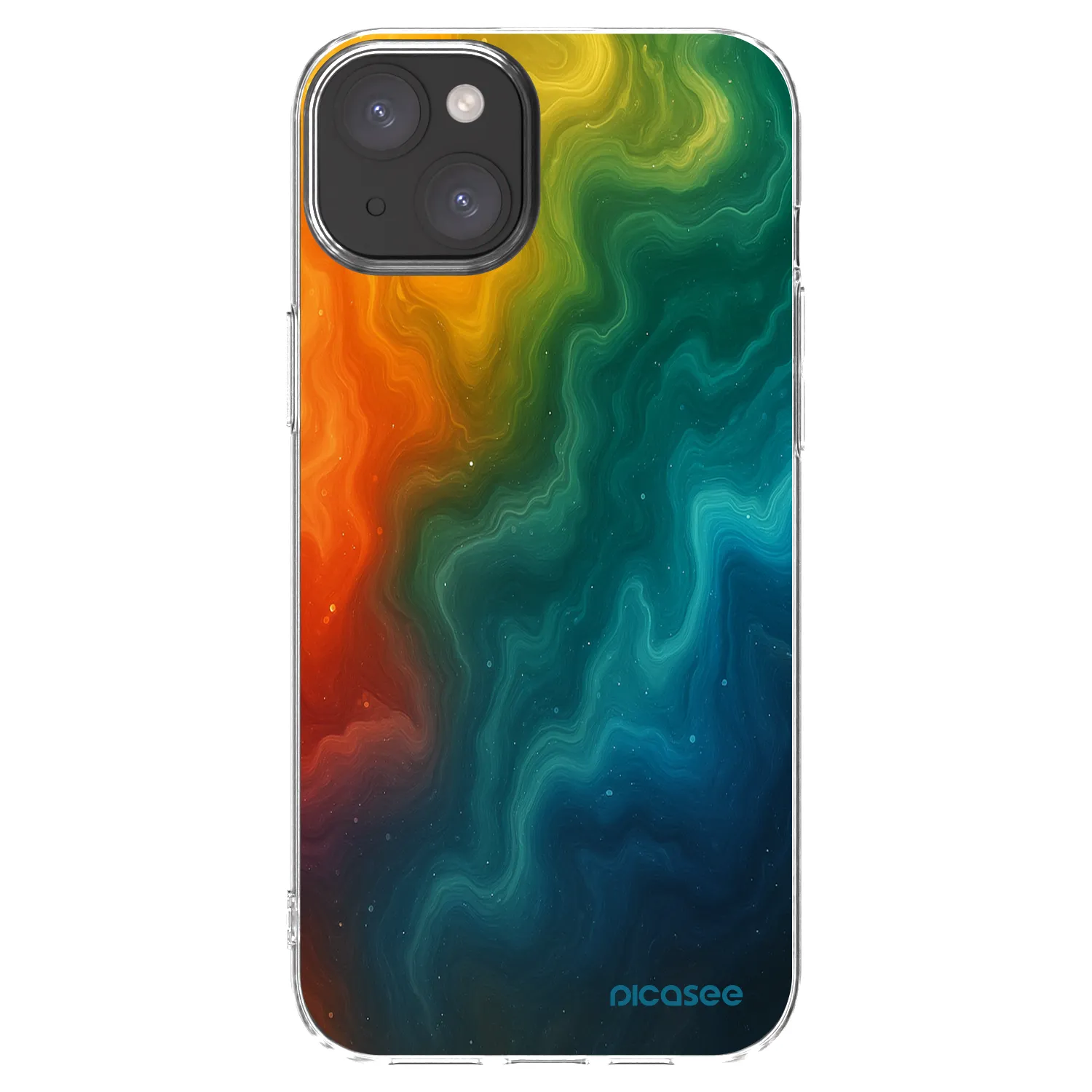 Picasee διαφανής θήκη σιλικόνης Apple iPhone 15 Plus - Solar