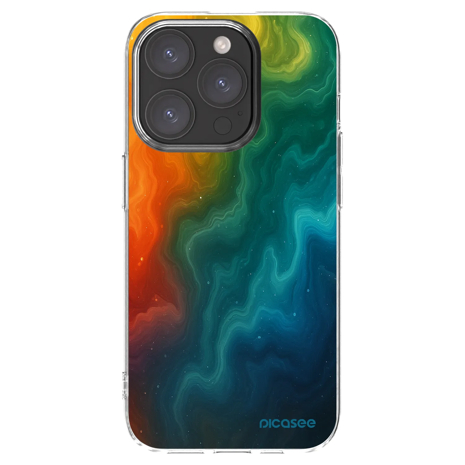 Picasee διαφανής θήκη σιλικόνης Apple iPhone 15 Pro - Solar