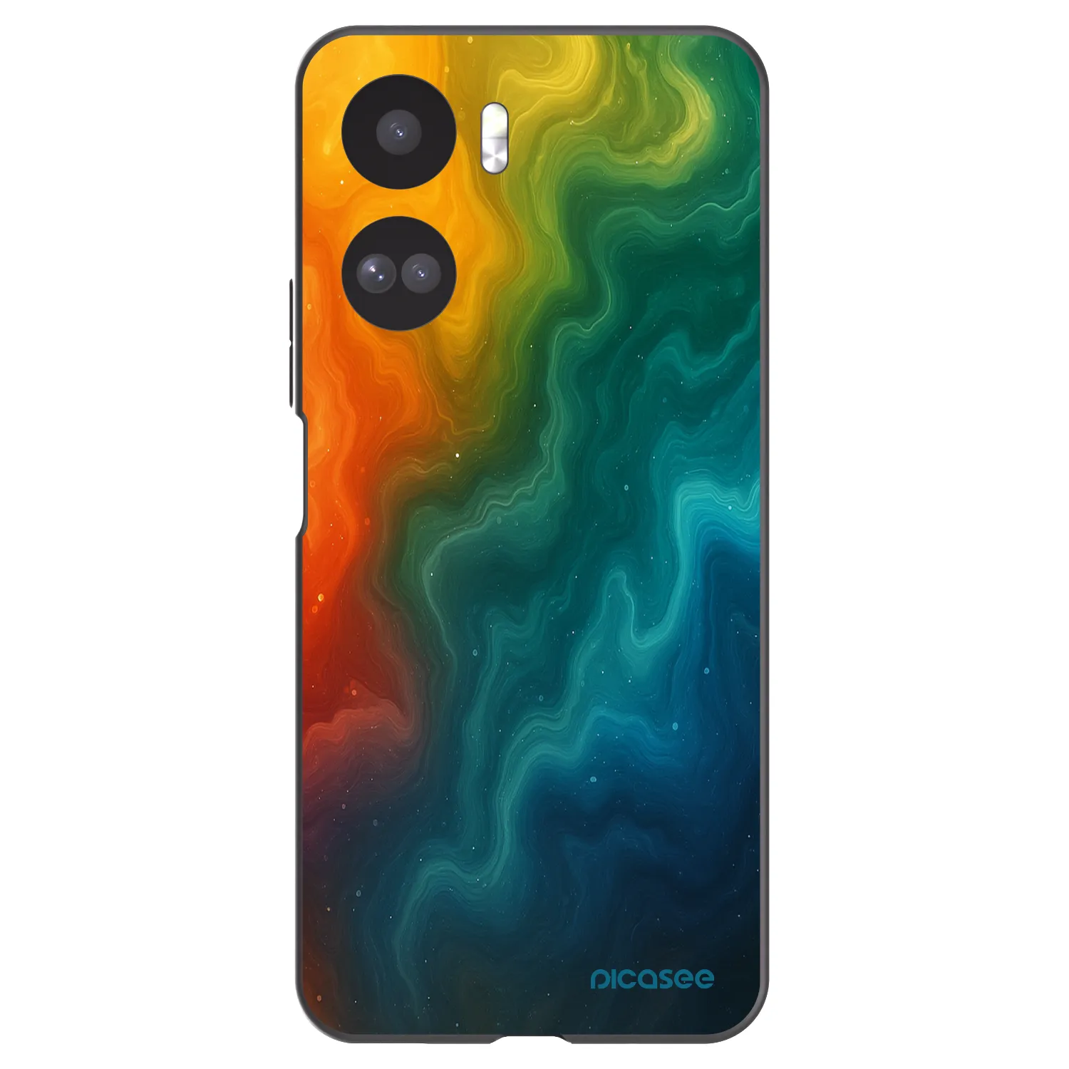Picasee Μαύρη θήκη σιλικόνης για Honor 90 Lite 5G - Solar