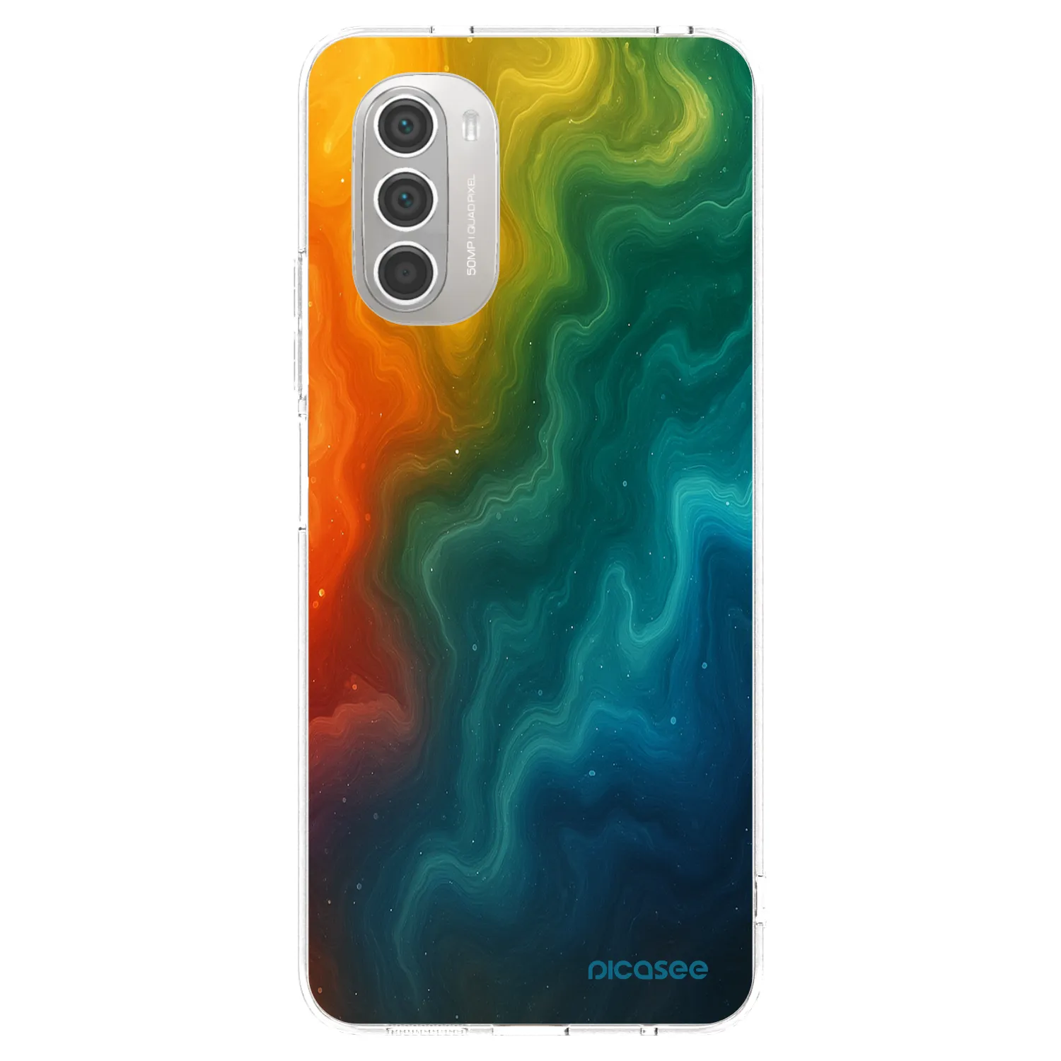 Picasee διαφανής θήκη σιλικόνης Motorola Moto G51 - Solar