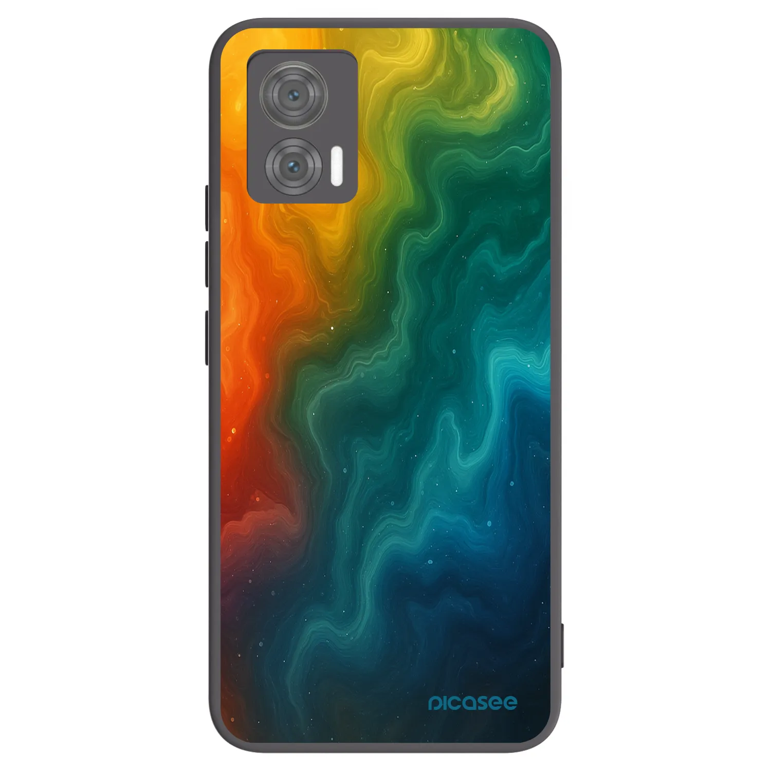 Picasee Μαύρη θήκη σιλικόνης για Motorola Edge 30 Neo - Solar