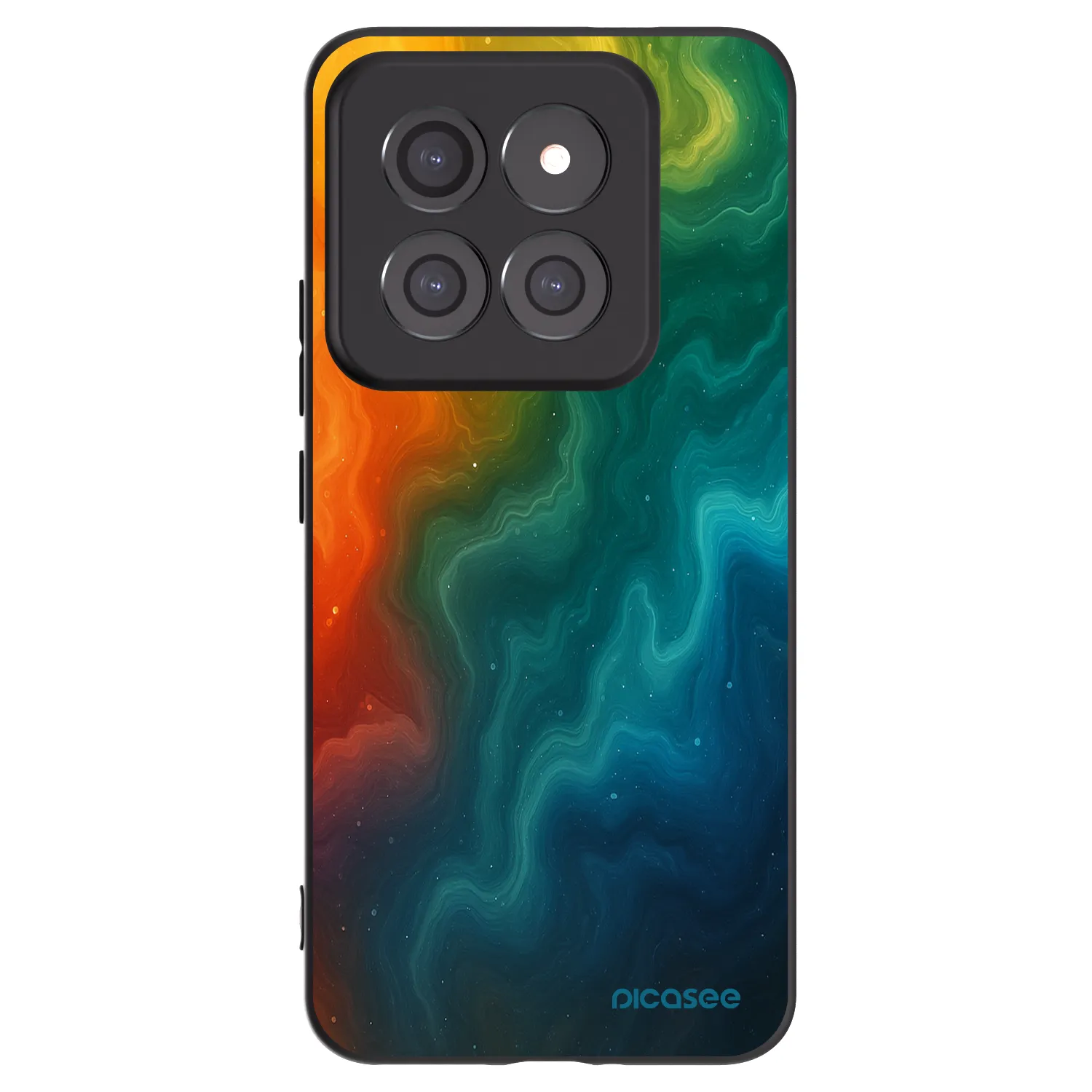 Picasee Μαύρη θήκη σιλικόνης για Xiaomi 14 Pro - Solar