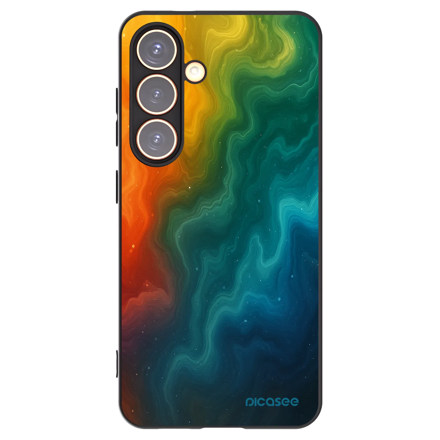 Picasee Μαύρη θήκη σιλικόνης για Samsung Galaxy S24 S921B 5G - Solar