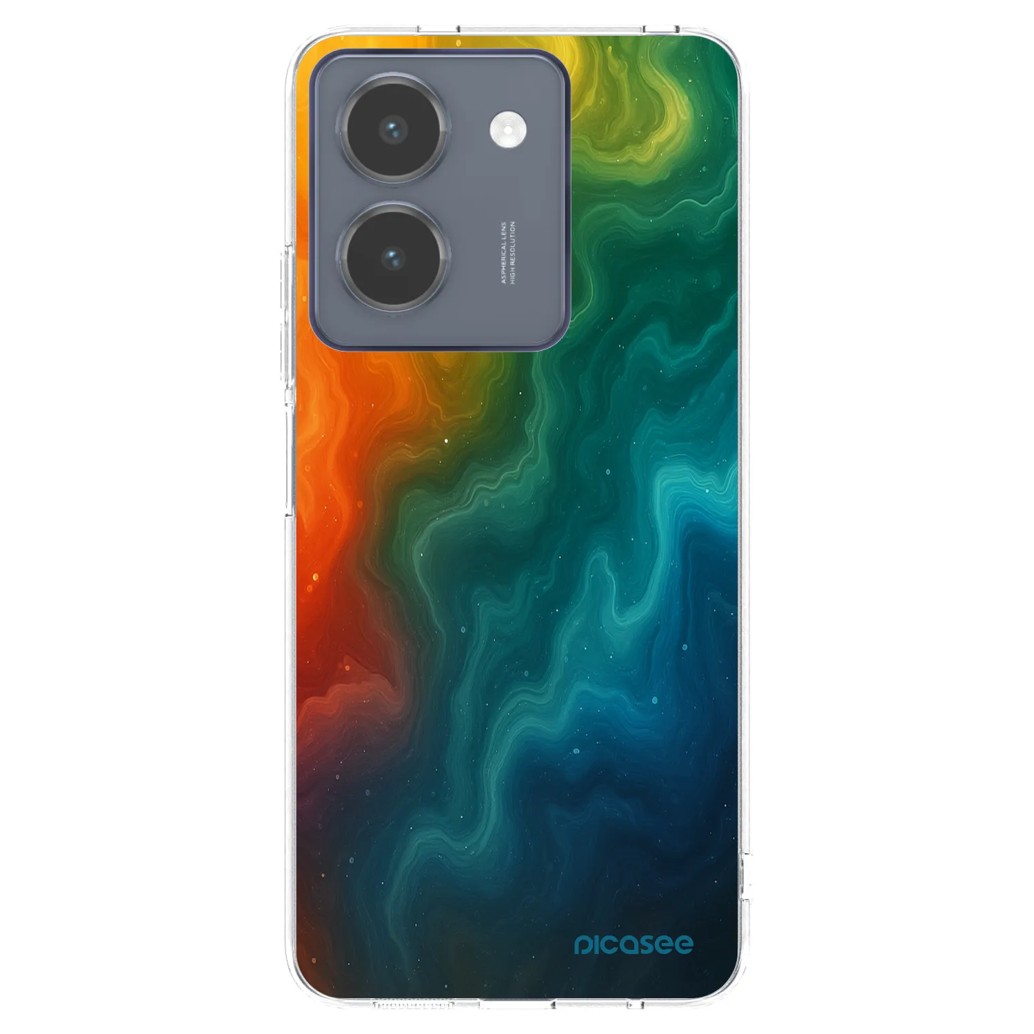 Picasee διαφανής θήκη σιλικόνης Vivo Y36 4G - Solar