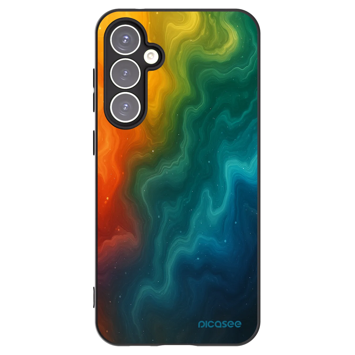 Picasee Μαύρη θήκη σιλικόνης για Samsung Galaxy S23 FE S711B - Solar