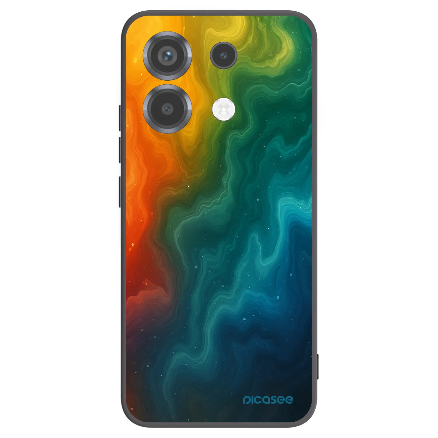 Picasee Μαύρη θήκη σιλικόνης για Xiaomi Poco X6 - Solar