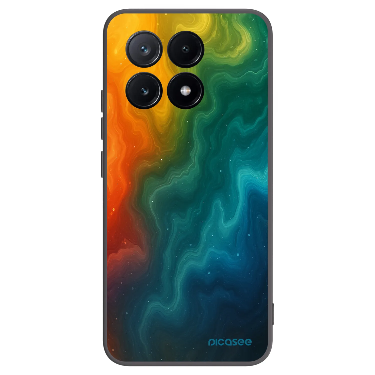 Picasee Μαύρη θήκη σιλικόνης για Xiaomi Poco X6 Pro - Solar