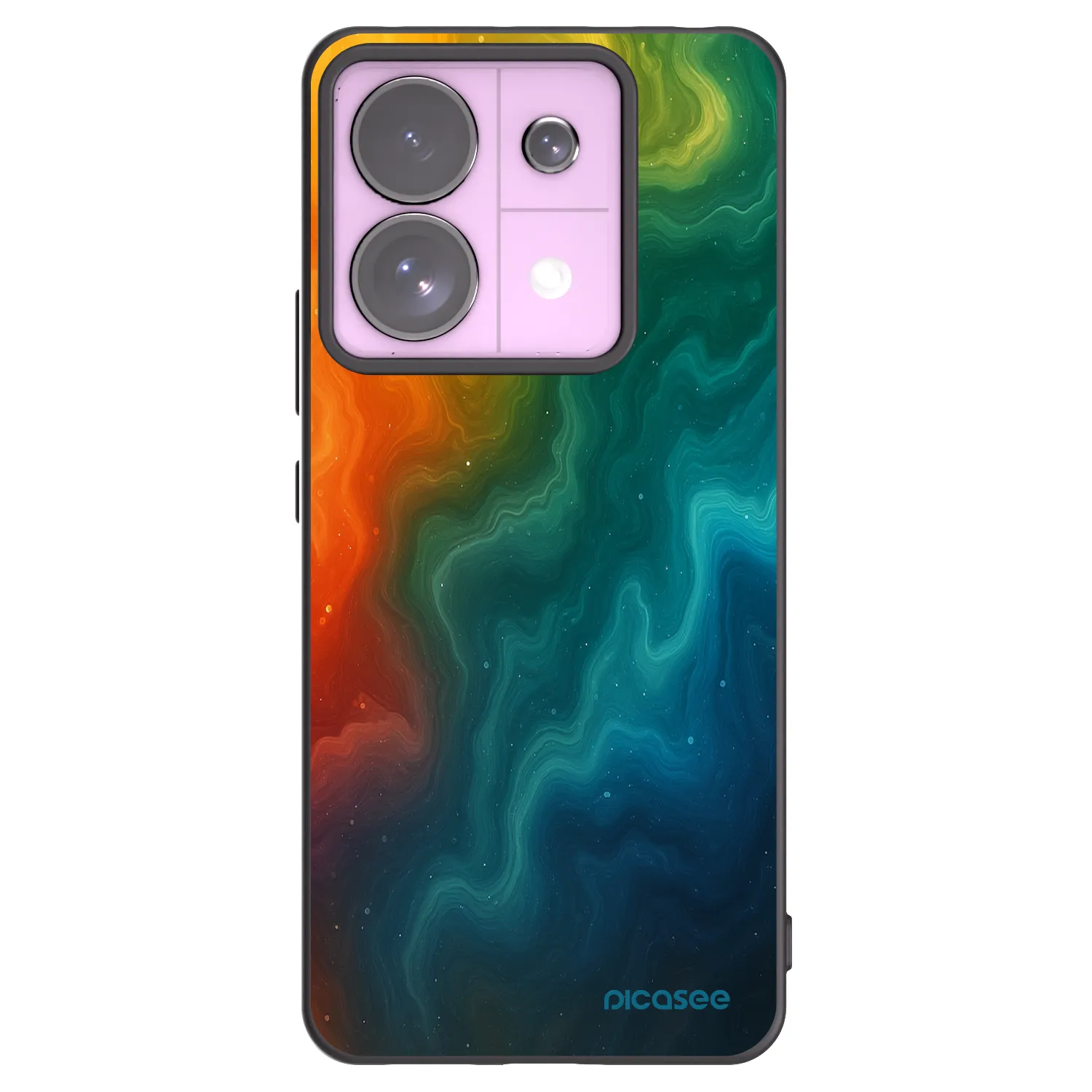 Picasee Μαύρη θήκη σιλικόνης για Xiaomi Redmi Note 13 Pro 5G - Solar