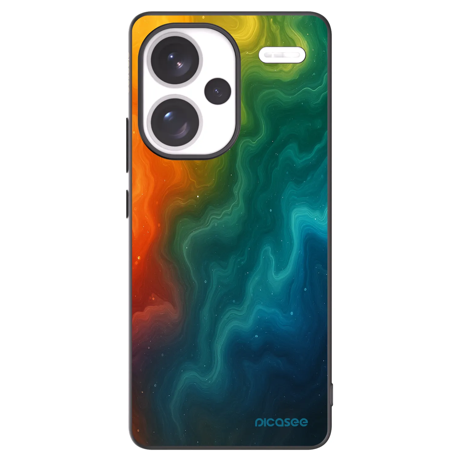 Picasee Μαύρη θήκη σιλικόνης για Xiaomi Redmi Note 13 Pro+ 5G - Solar