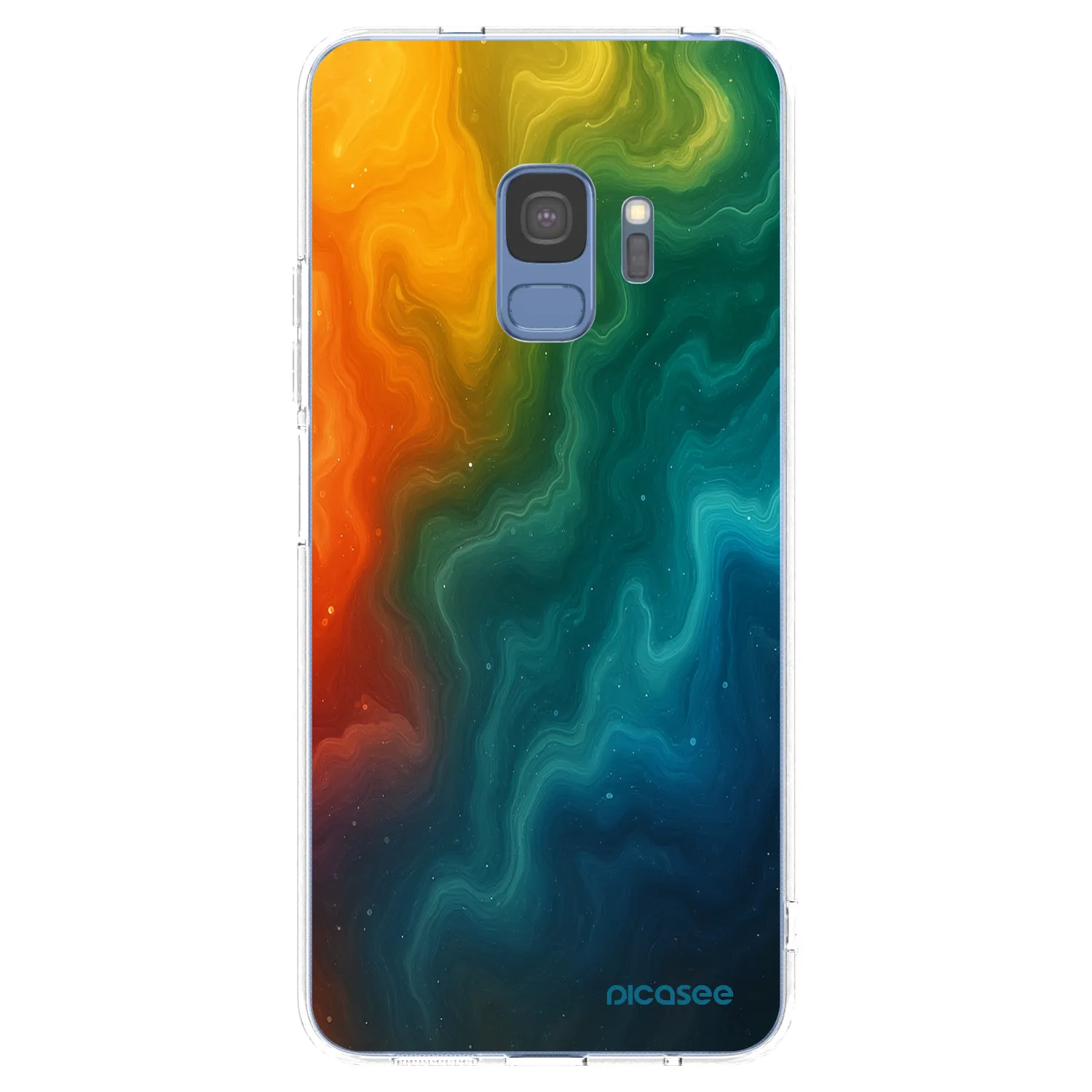 Picasee διαφανής θήκη σιλικόνης Samsung Galaxy S9 G960F - Solar