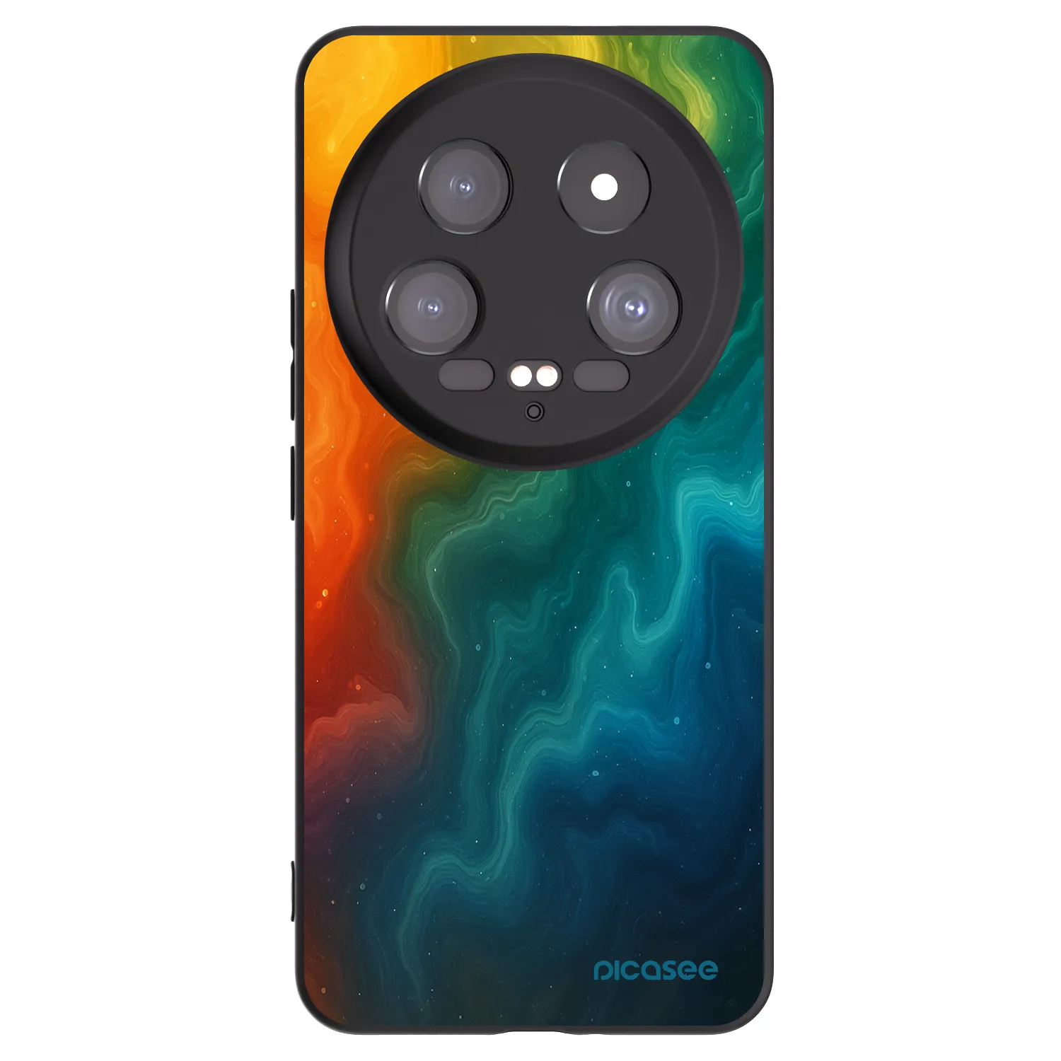 Picasee Μαύρη θήκη σιλικόνης για Xiaomi 14 Ultra - Solar