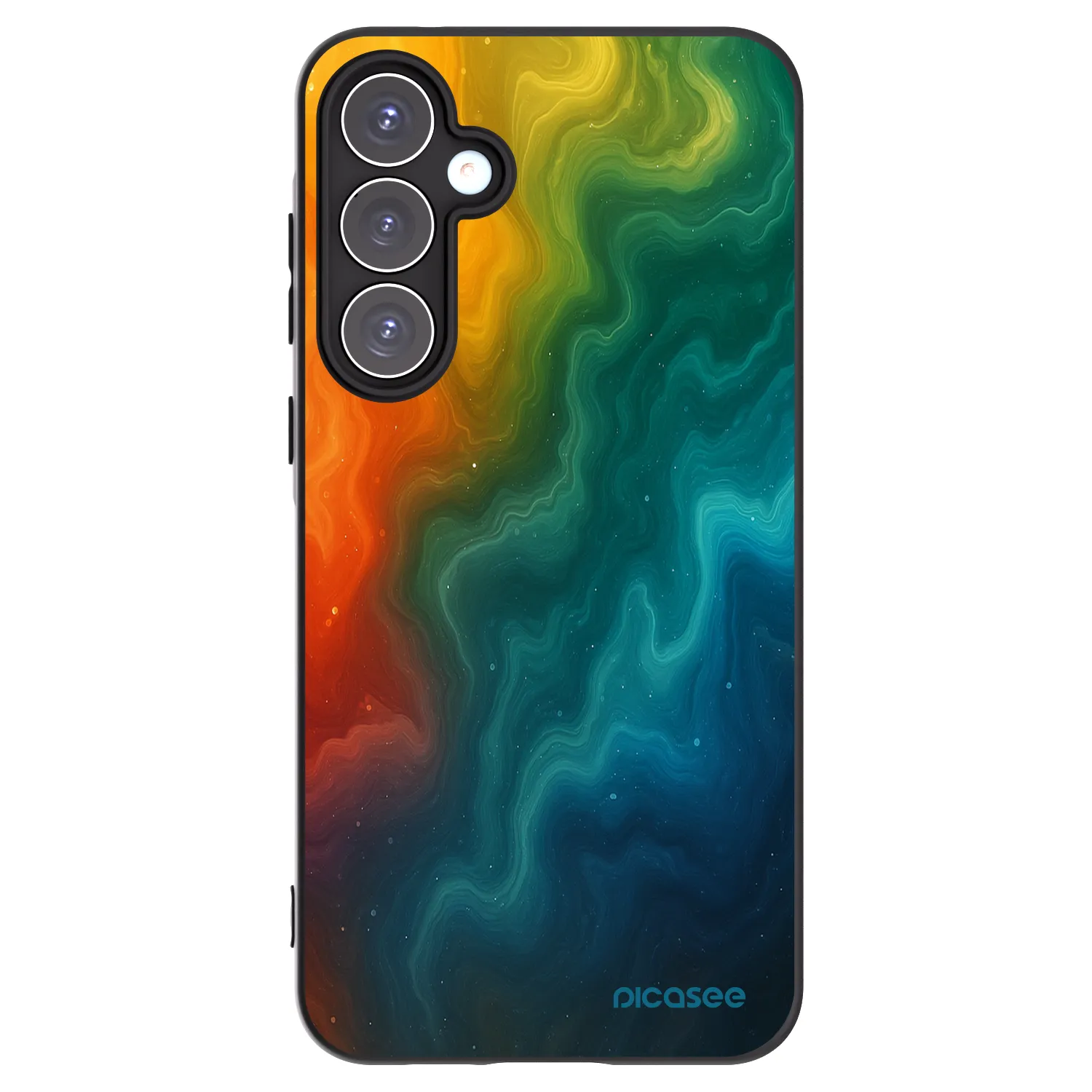 Picasee Μαύρη θήκη σιλικόνης για Samsung Galaxy A55 5G A556B - Solar