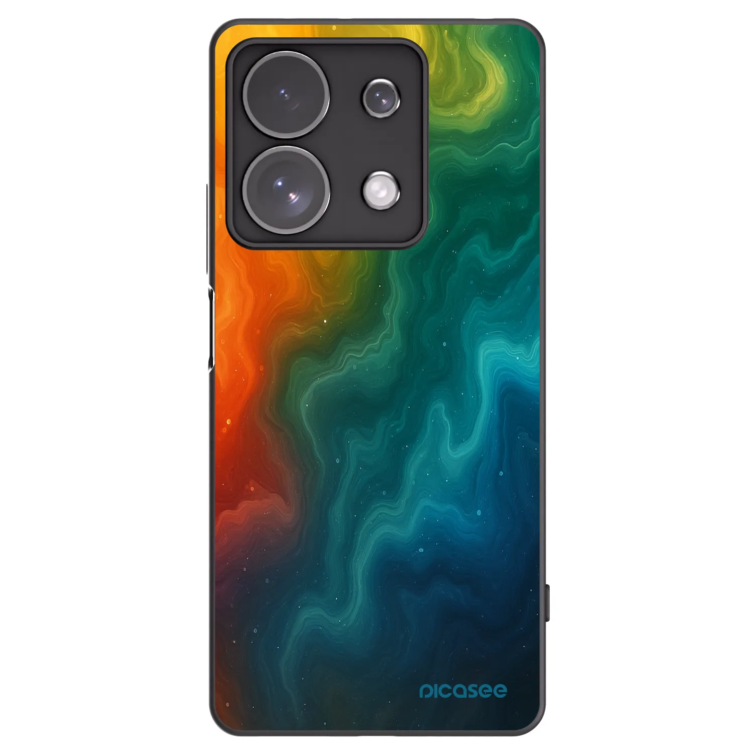 Picasee Μαύρη θήκη σιλικόνης για Xiaomi Redmi Note 13 Pro 4G - Solar