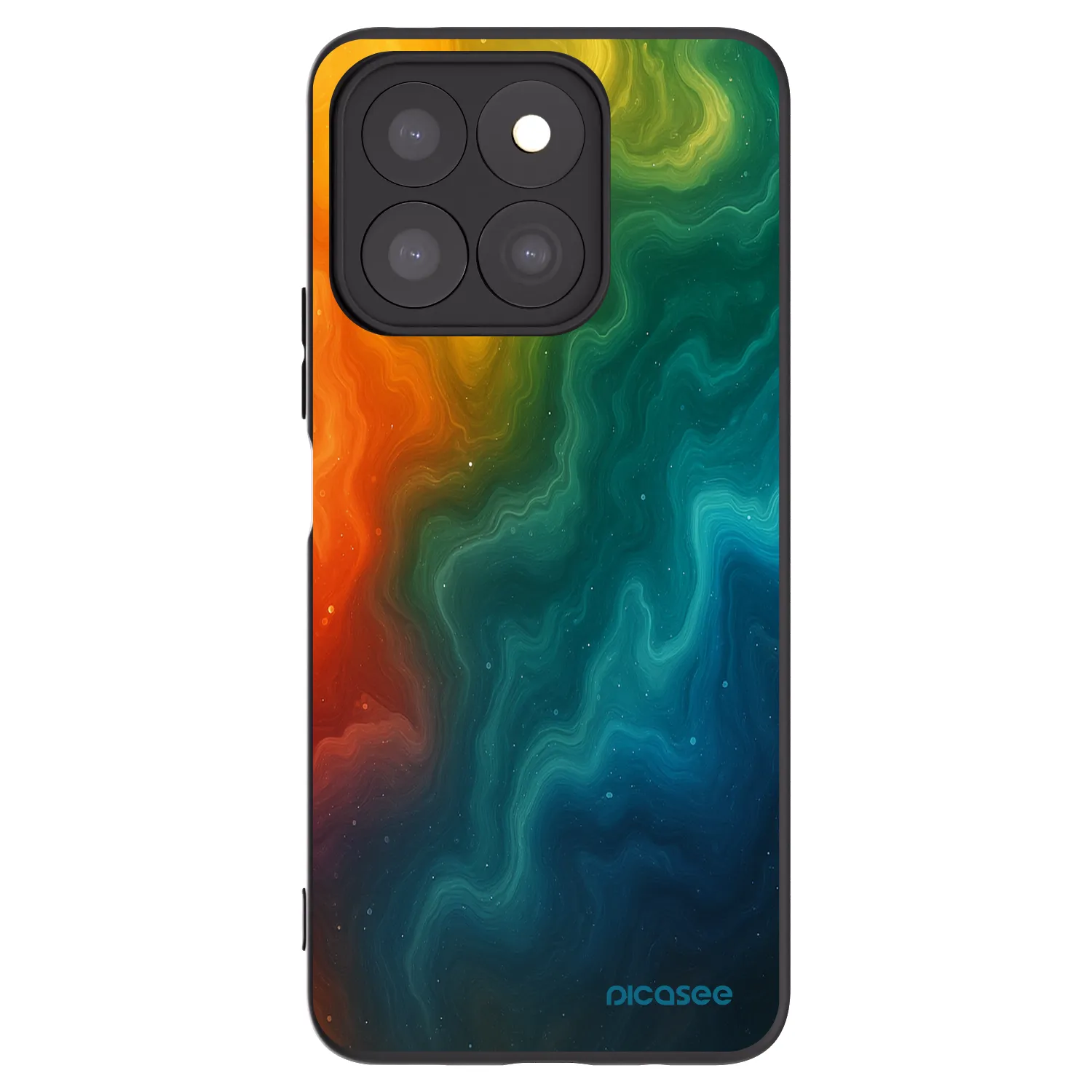 Picasee Μαύρη θήκη σιλικόνης για Honor X8b - Solar