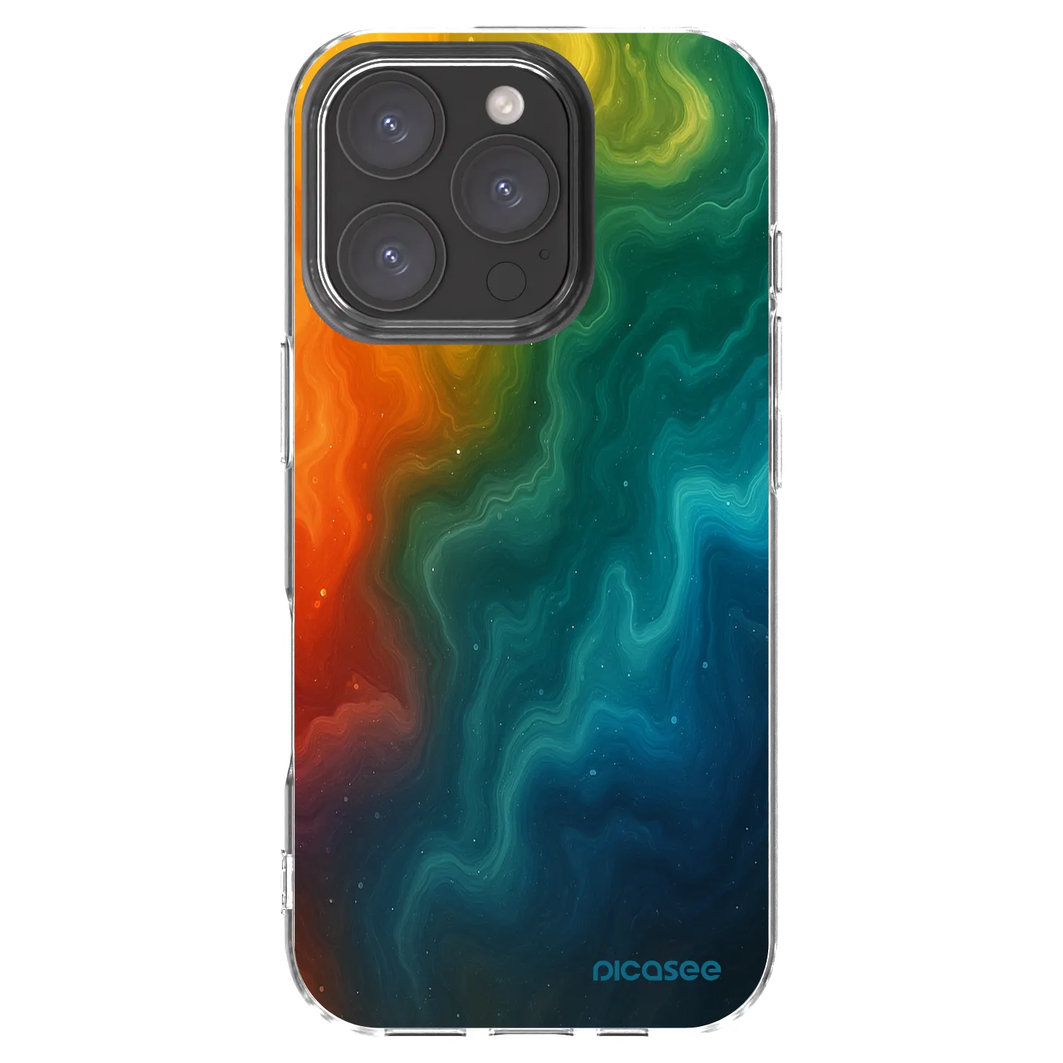Picasee διαφανής θήκη σιλικόνης Apple iPhone 16 Pro - Solar