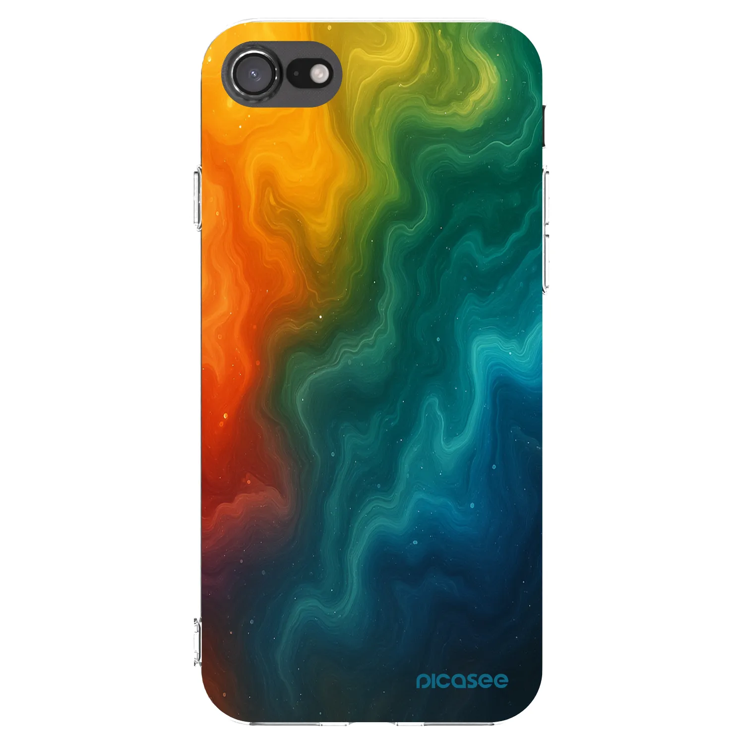 Picasee διαφανής θήκη σιλικόνης Apple iPhone 7 - Solar