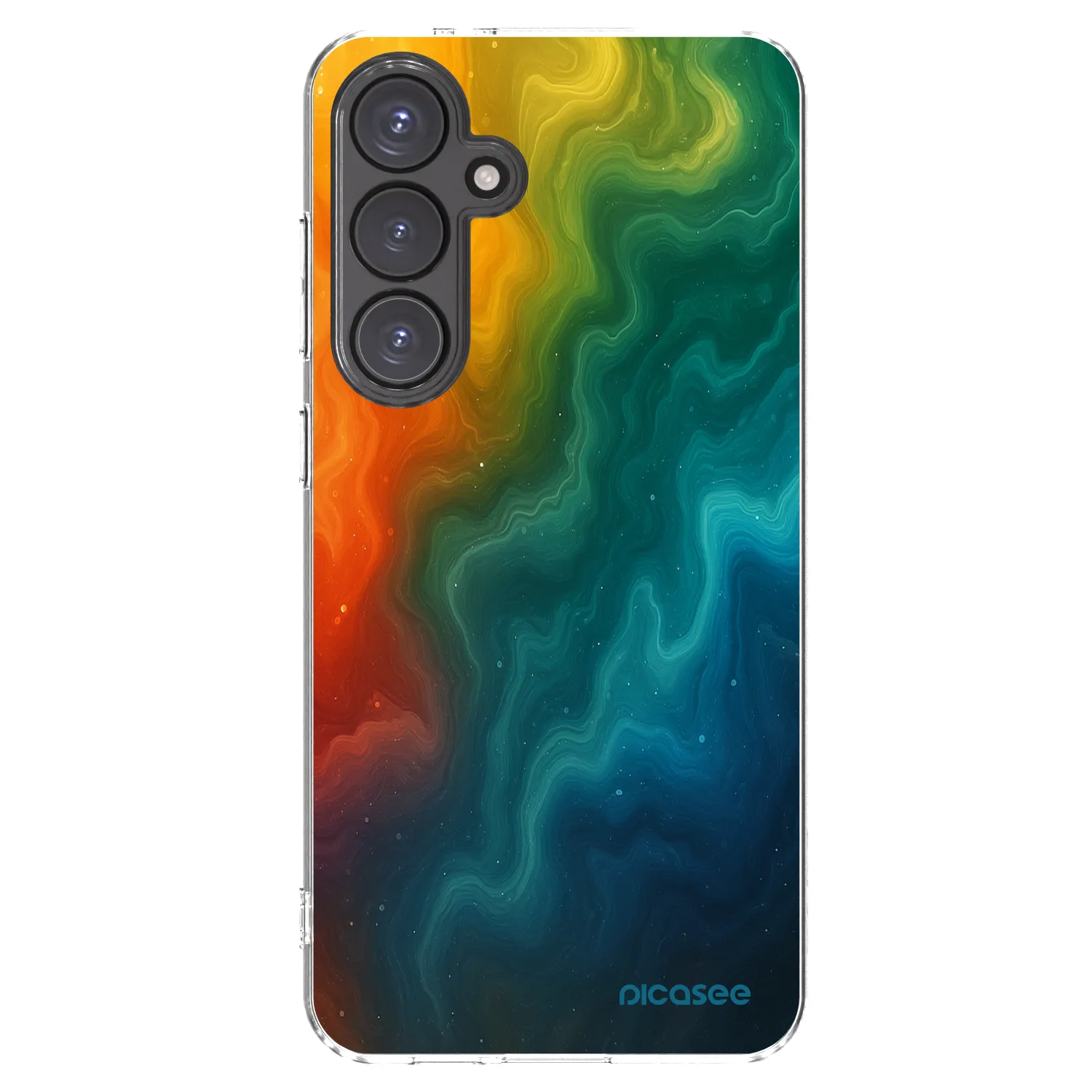 Picasee διαφανής θήκη σιλικόνης Samsung Galaxy S24 FE S721B - Solar