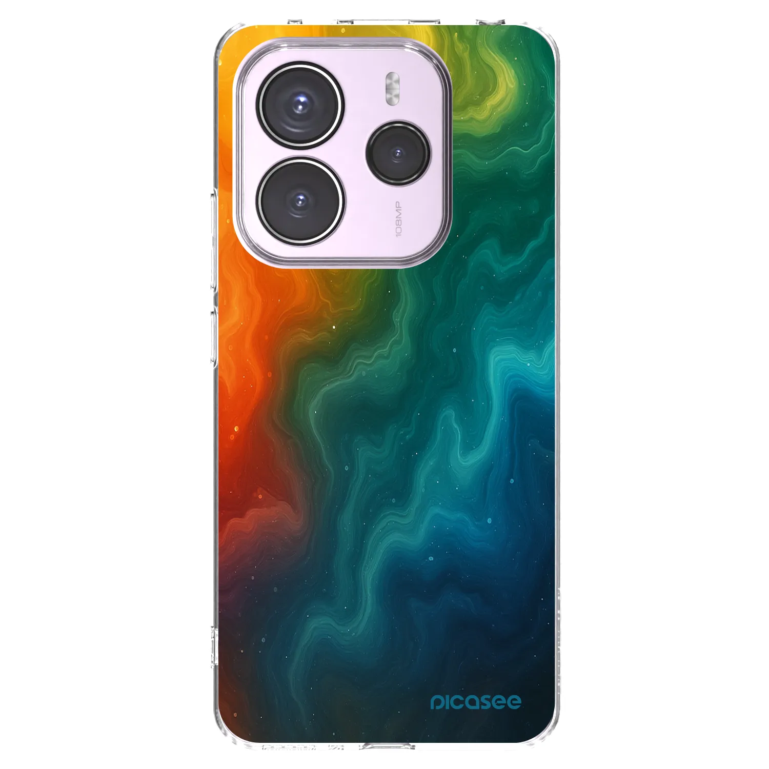 Picasee διαφανής θήκη σιλικόνης Xiaomi Redmi Note 14 5G - Solar