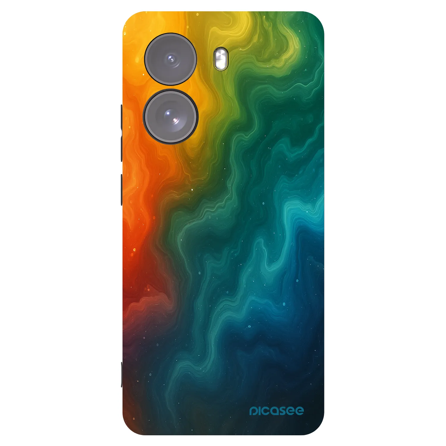 Picasee Μαύρη θήκη σιλικόνης για Xiaomi Poco X7 - Solar