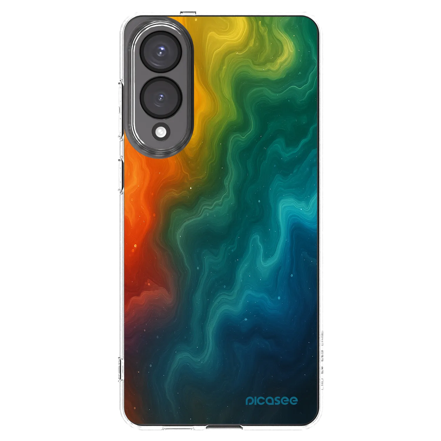 Picasee διαφανής θήκη σιλικόνης Samsung Galaxy S25 Edge 5G - Solar