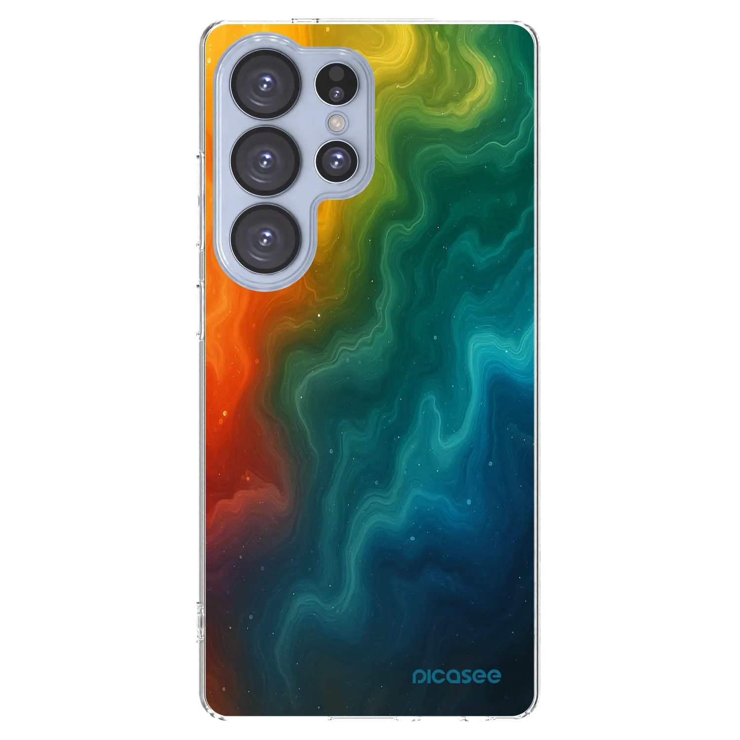 Picasee διαφανής θήκη σιλικόνης Samsung Galaxy S25 Ultra 5G - Solar