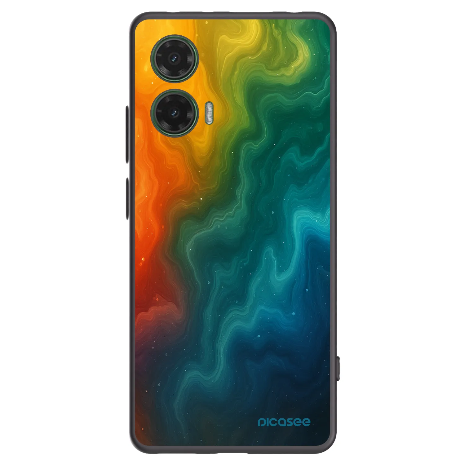 Picasee Μαύρη θήκη σιλικόνης για Motorola Moto G35 5G - Solar