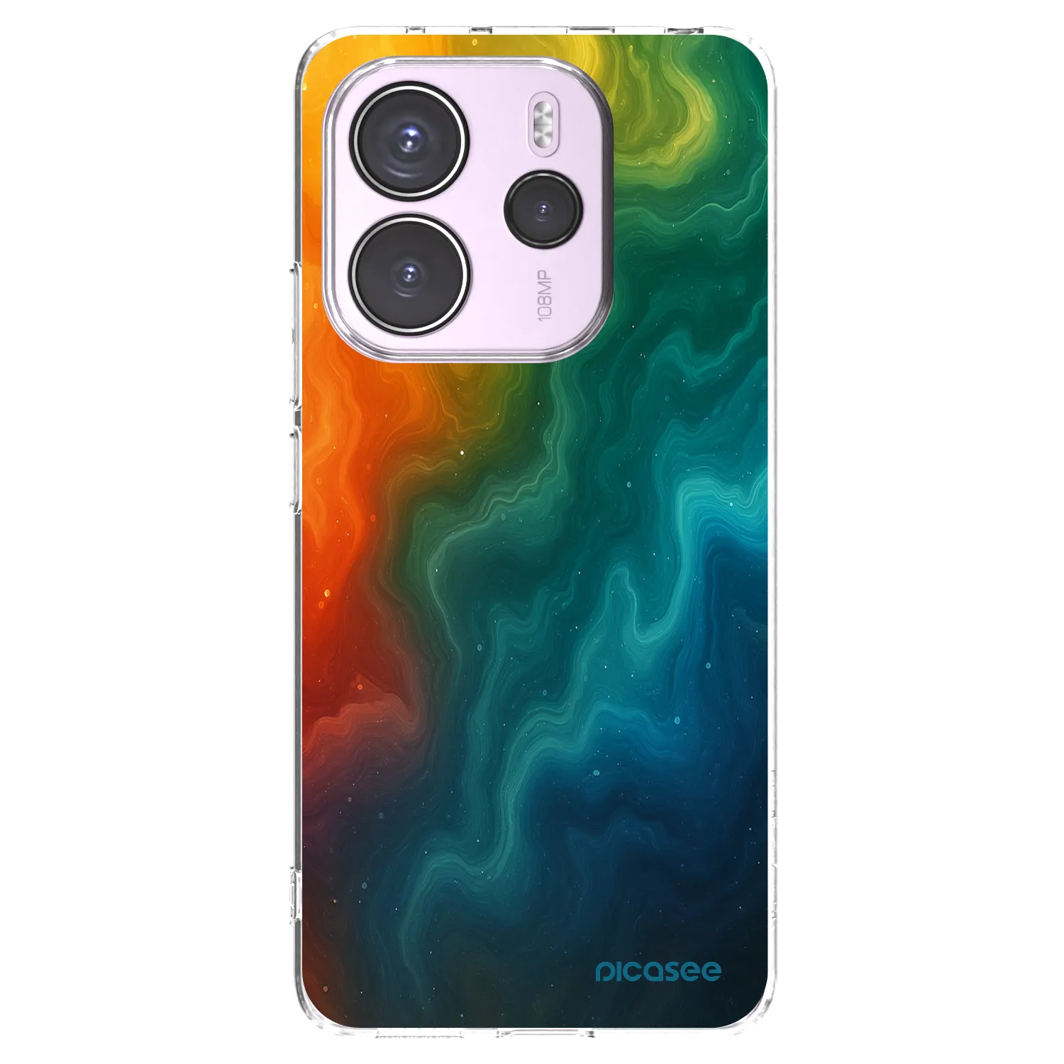 Picasee διαφανής θήκη σιλικόνης Xiaomi Redmi Note 14 4G - Solar