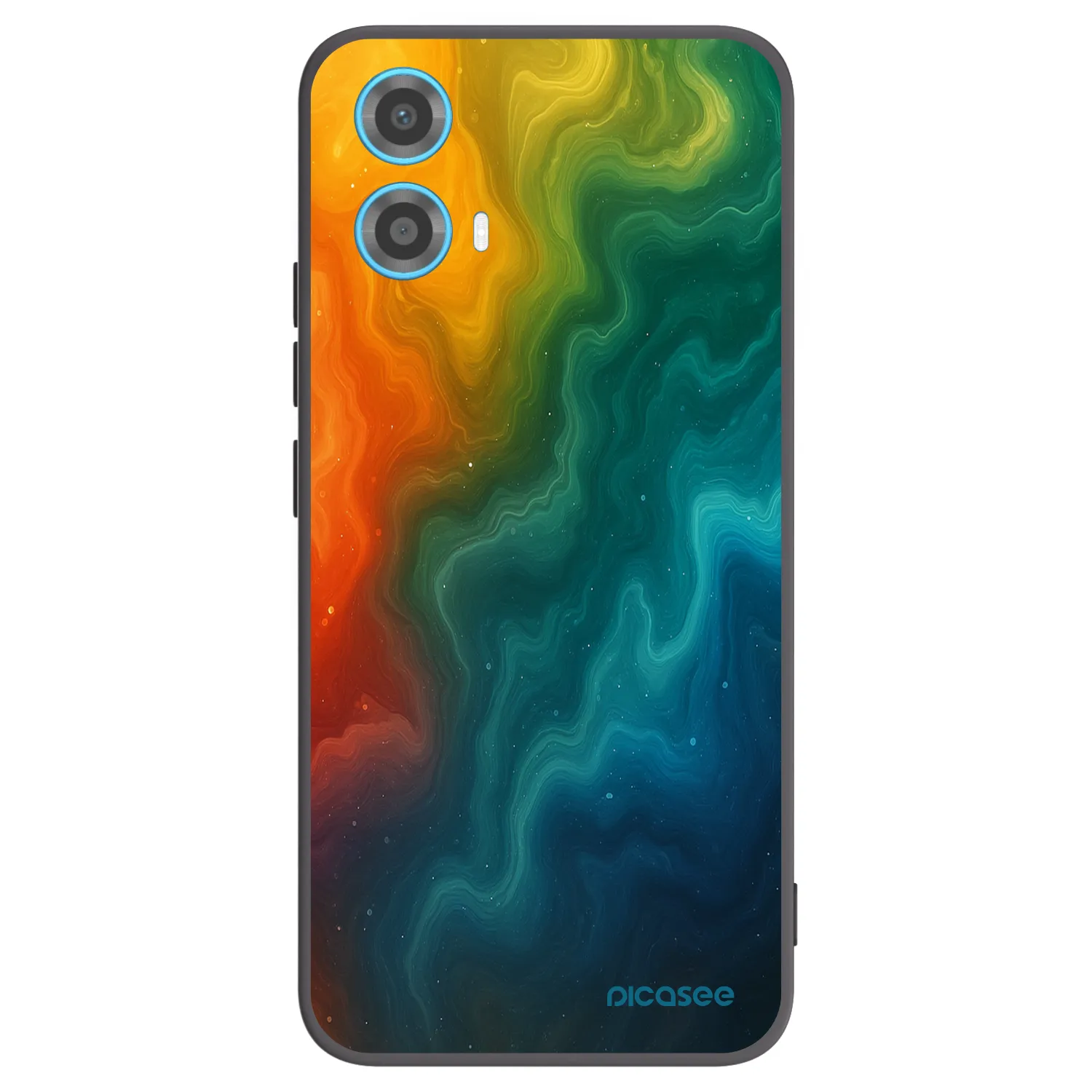 Picasee Μαύρη θήκη σιλικόνης για Motorola Moto G34 5G - Solar