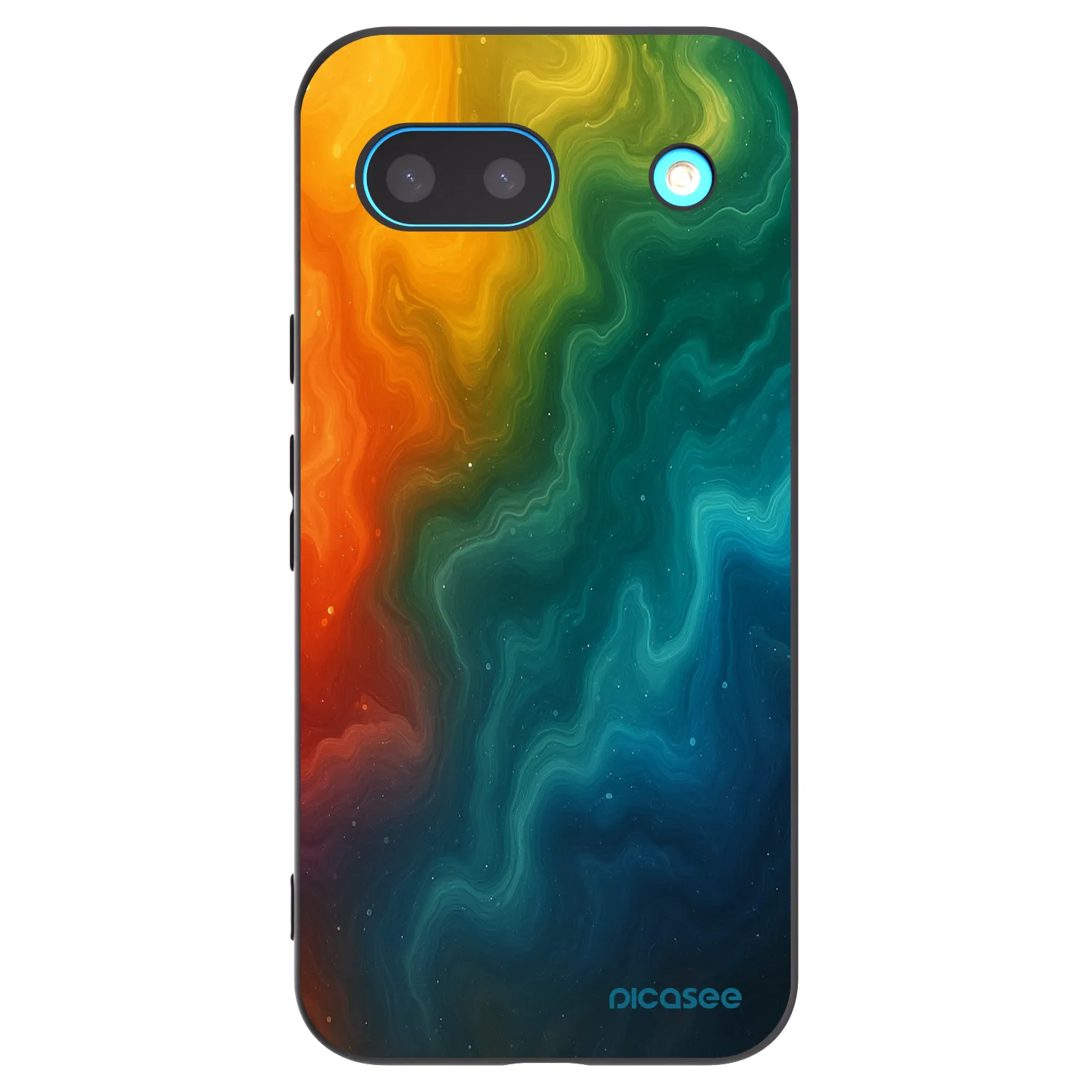 Picasee Μαύρη θήκη σιλικόνης για Google Pixel 8 - Solar